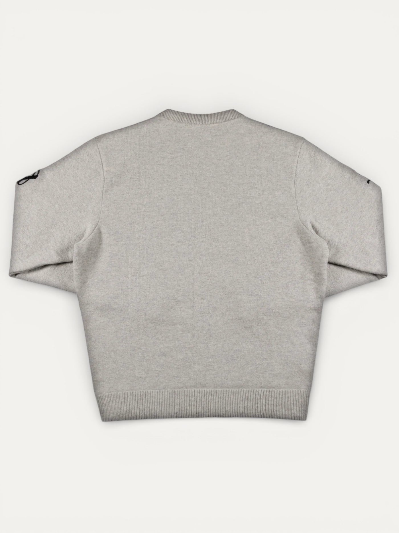 Chrome Hearts Grey Embroidered Cashmere Sweater