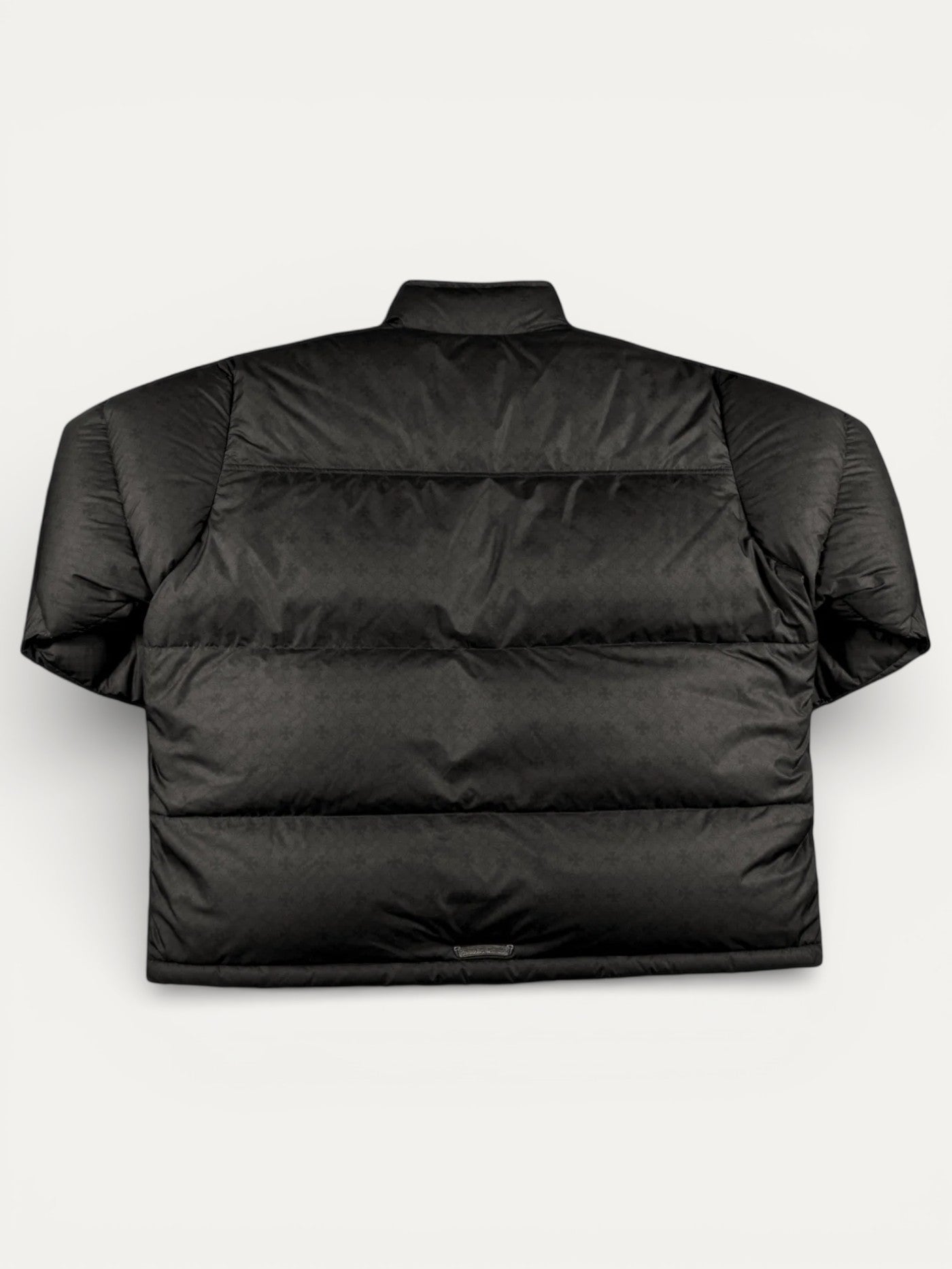 Chrome Hearts Black Mini Plus Monogram Puffer Down Jacket