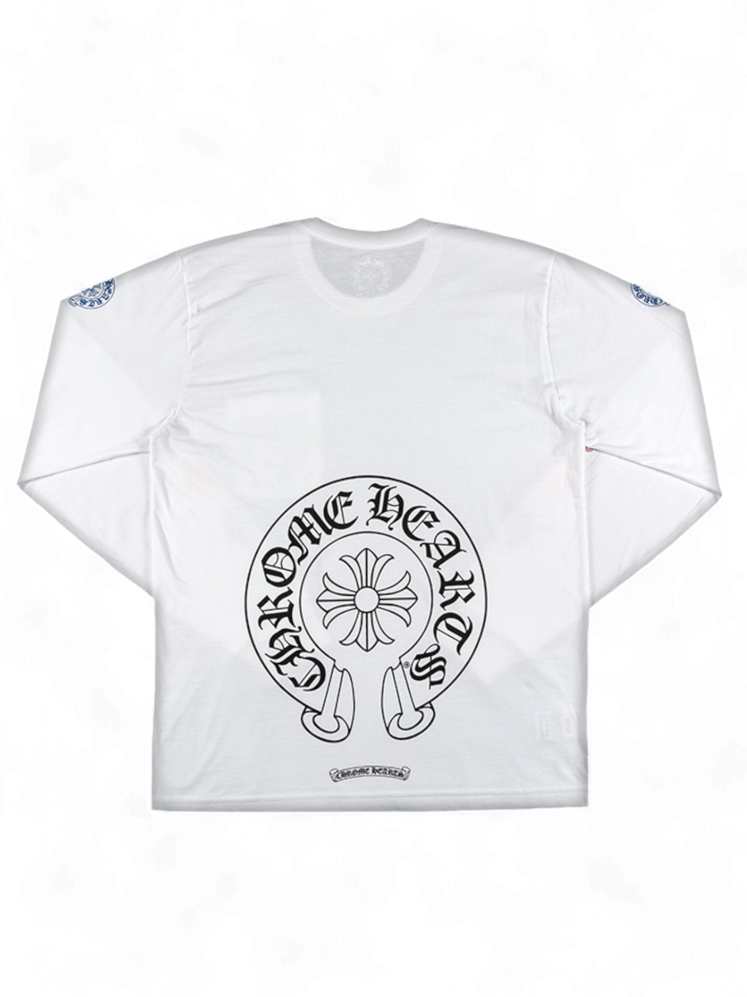Chrome Hearts White Multi Color Horseshoe Longsleeve