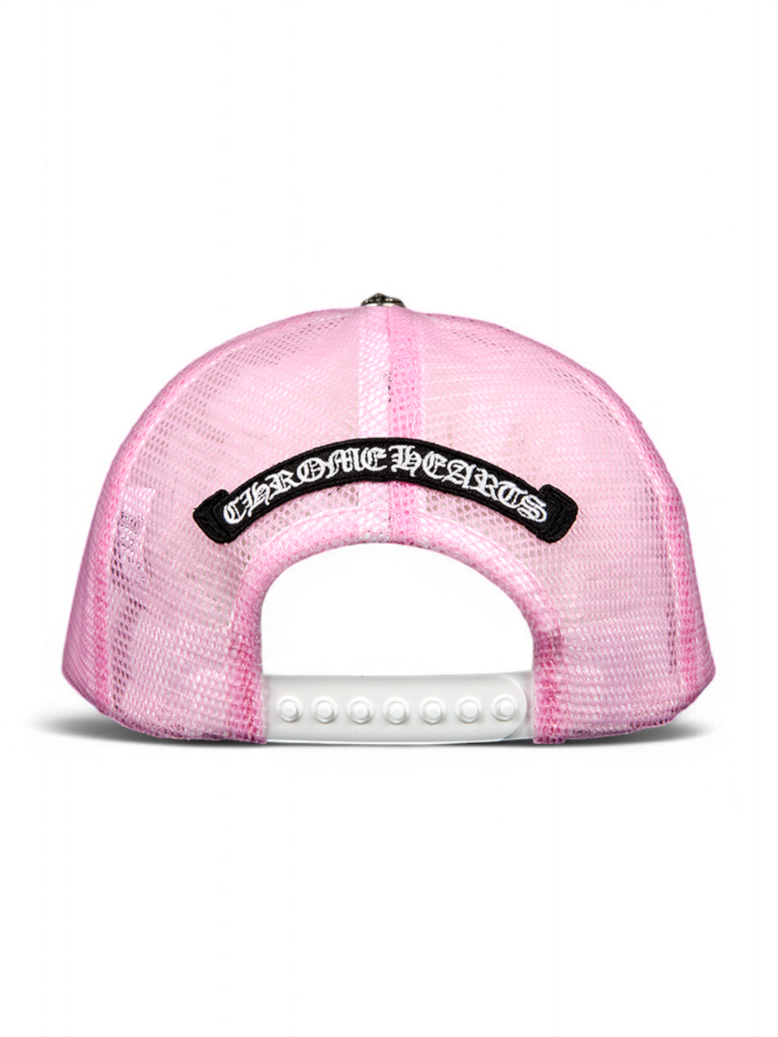 Chrome Hearts Pink Horseshoe Trucker Cap