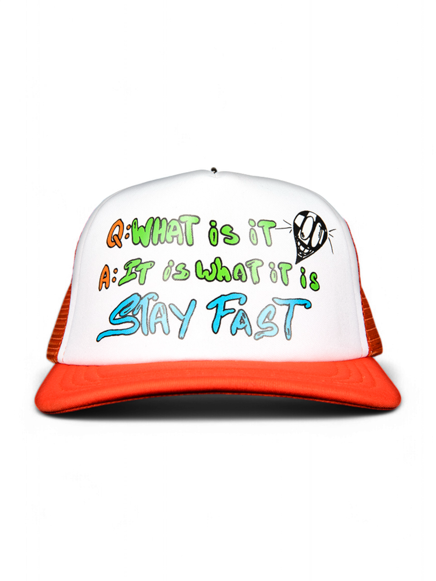 Chrome Hearts Matty Boy Sex Records Orange It Is What It Is Trucker Hat