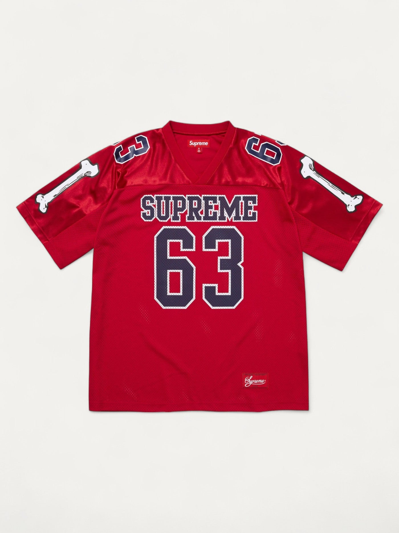 Supreme Red Bones Football Jersey
