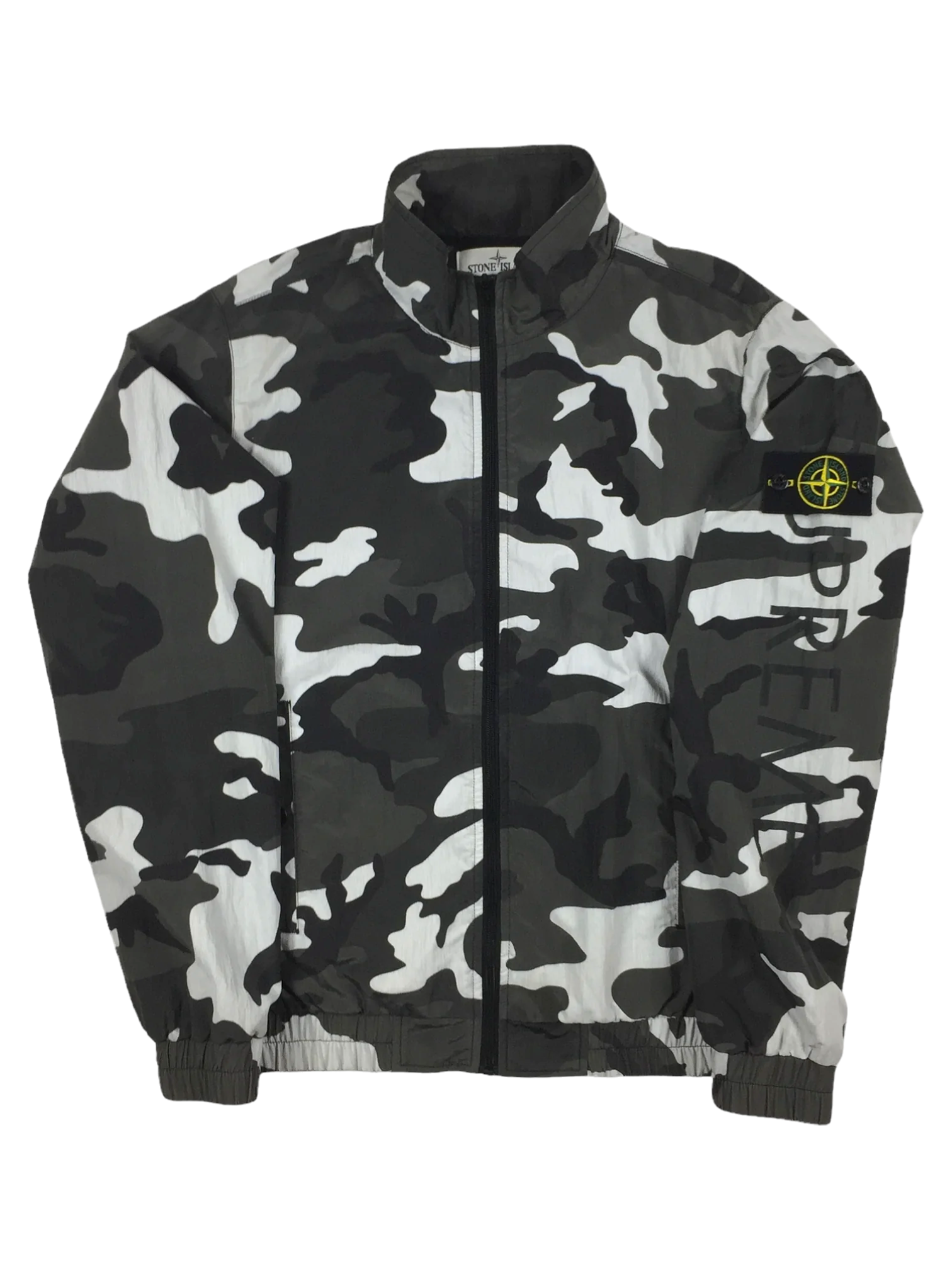 2016 Supreme x Stone Island Snow Camo Nylon Track Top