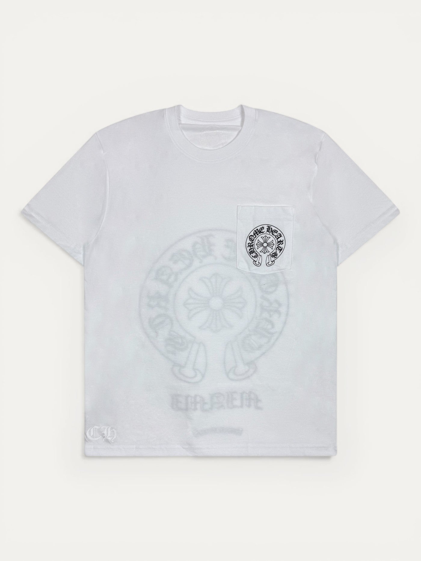 Chrome Hearts Miami Exclusive White Horseshoe Tee