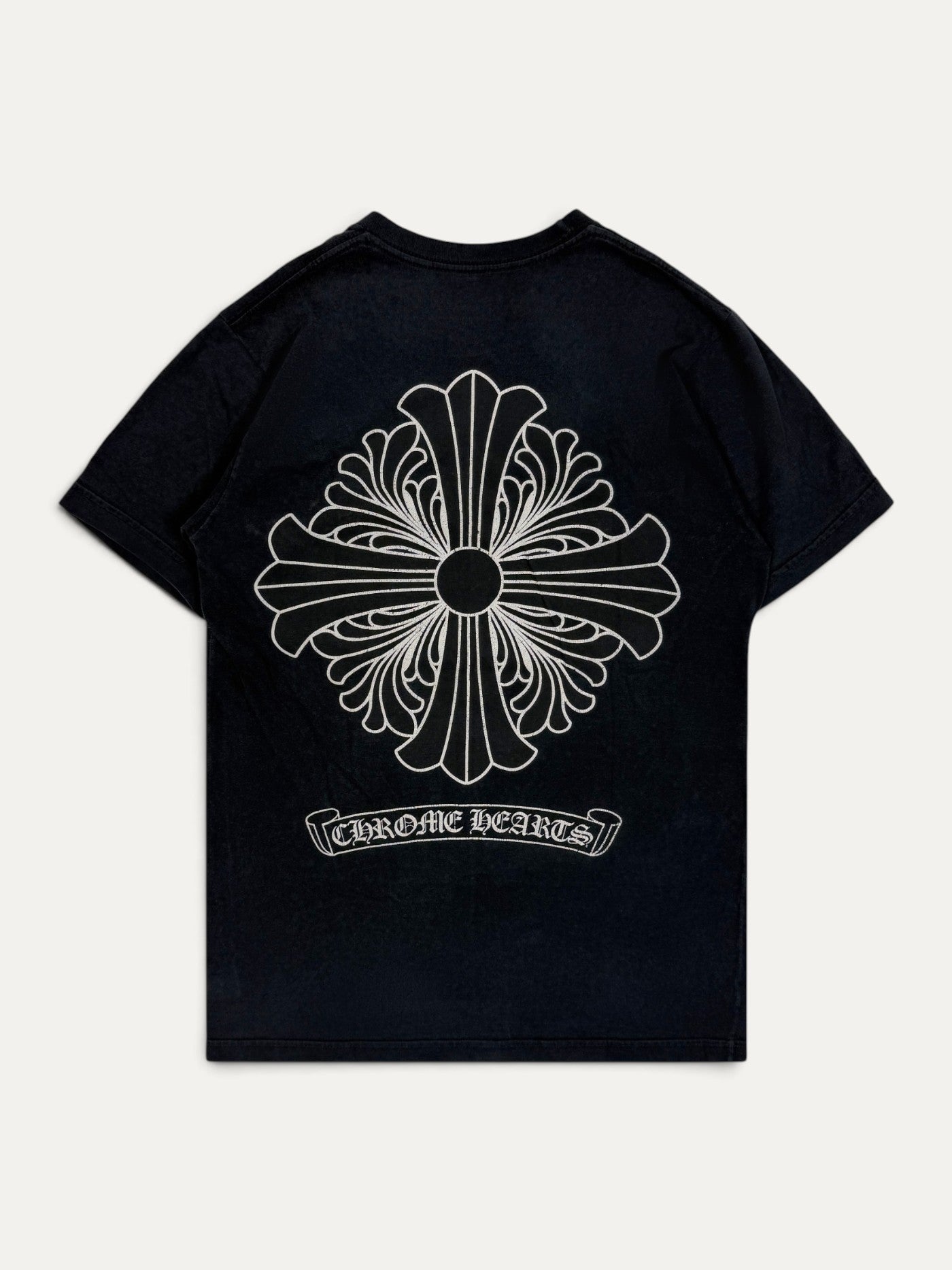 Chrome Hearts Vintage Cross Logo Black Tee