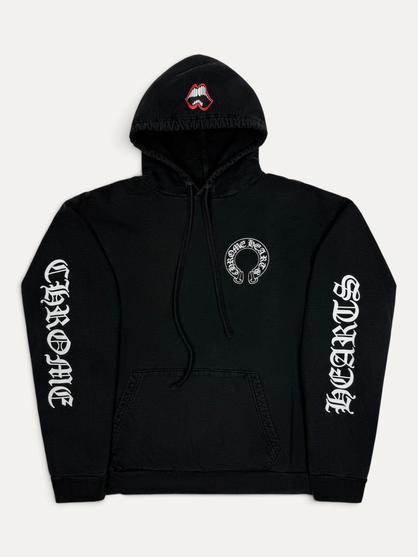 Chrome Hearts Matty Boy Black Chomper Horseshoe Hoodie