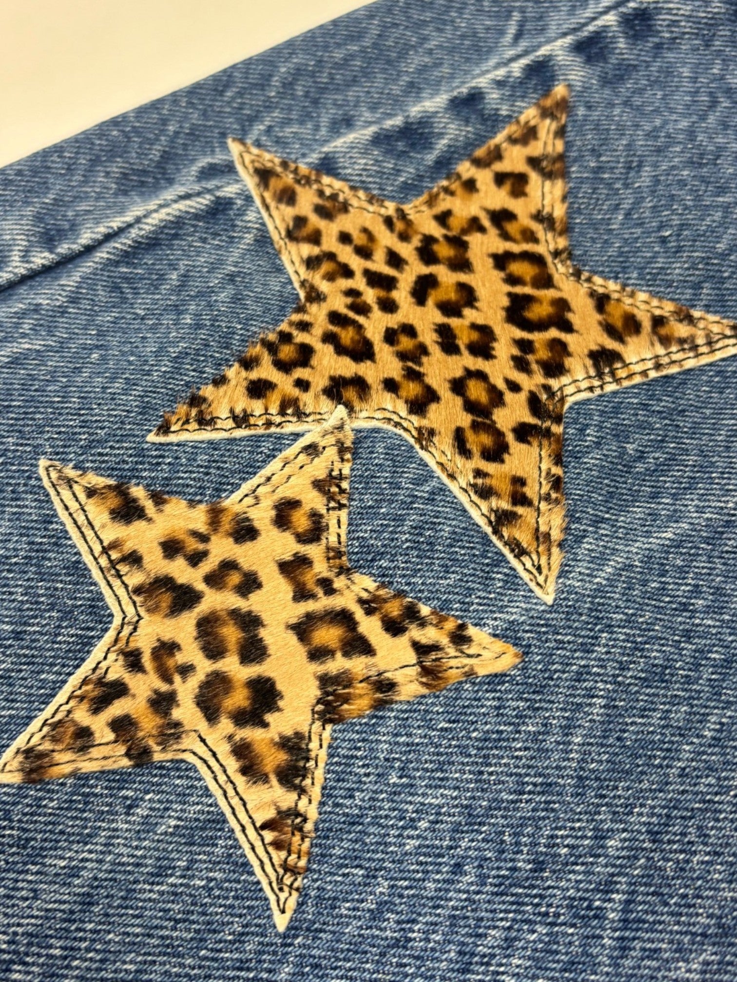 Chrome Hearts Cheetah Star Patch Levi's Denim Jeans