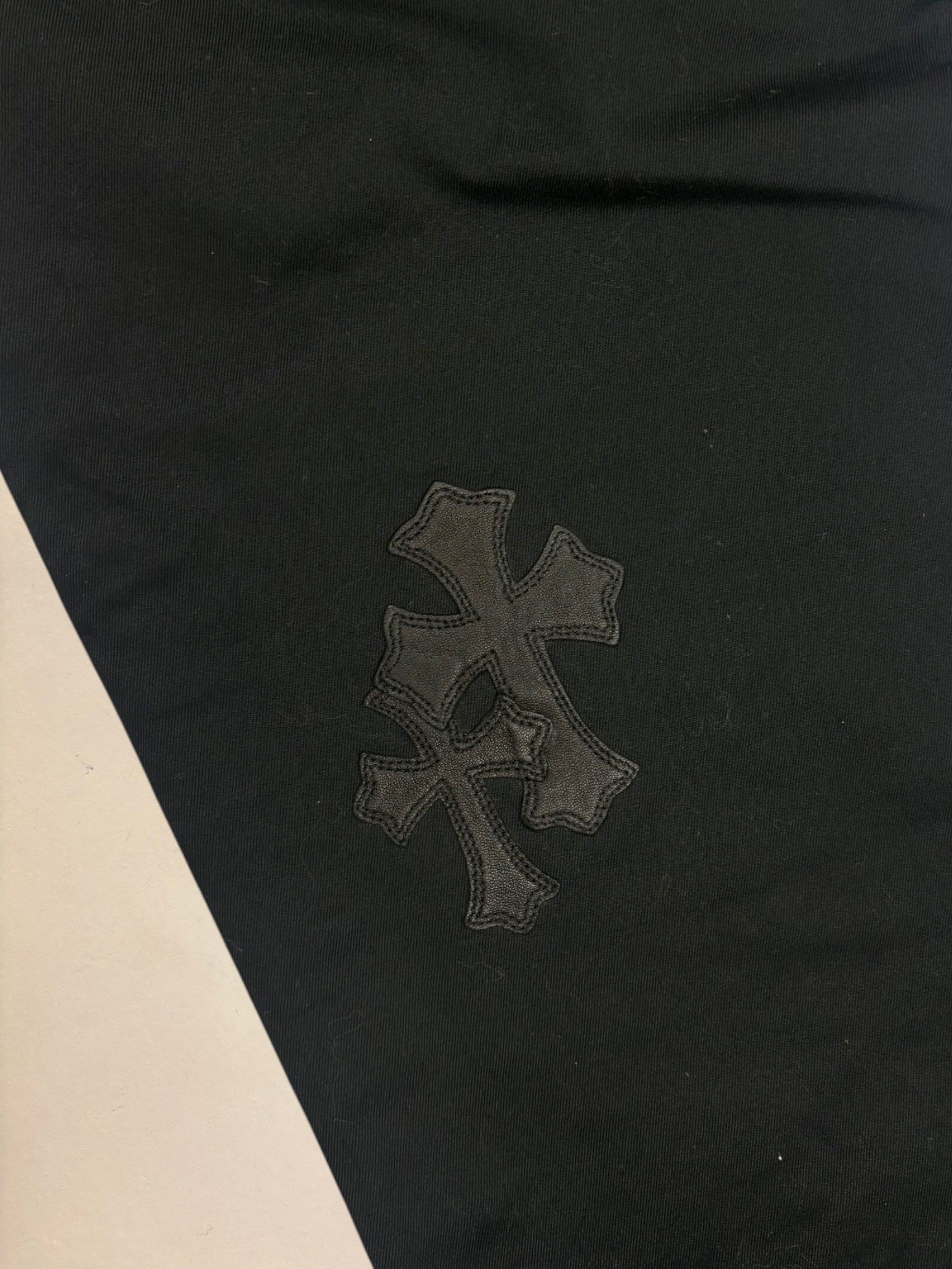Chrome Hearts Black Brown Camo Cross Patch Chino Pants