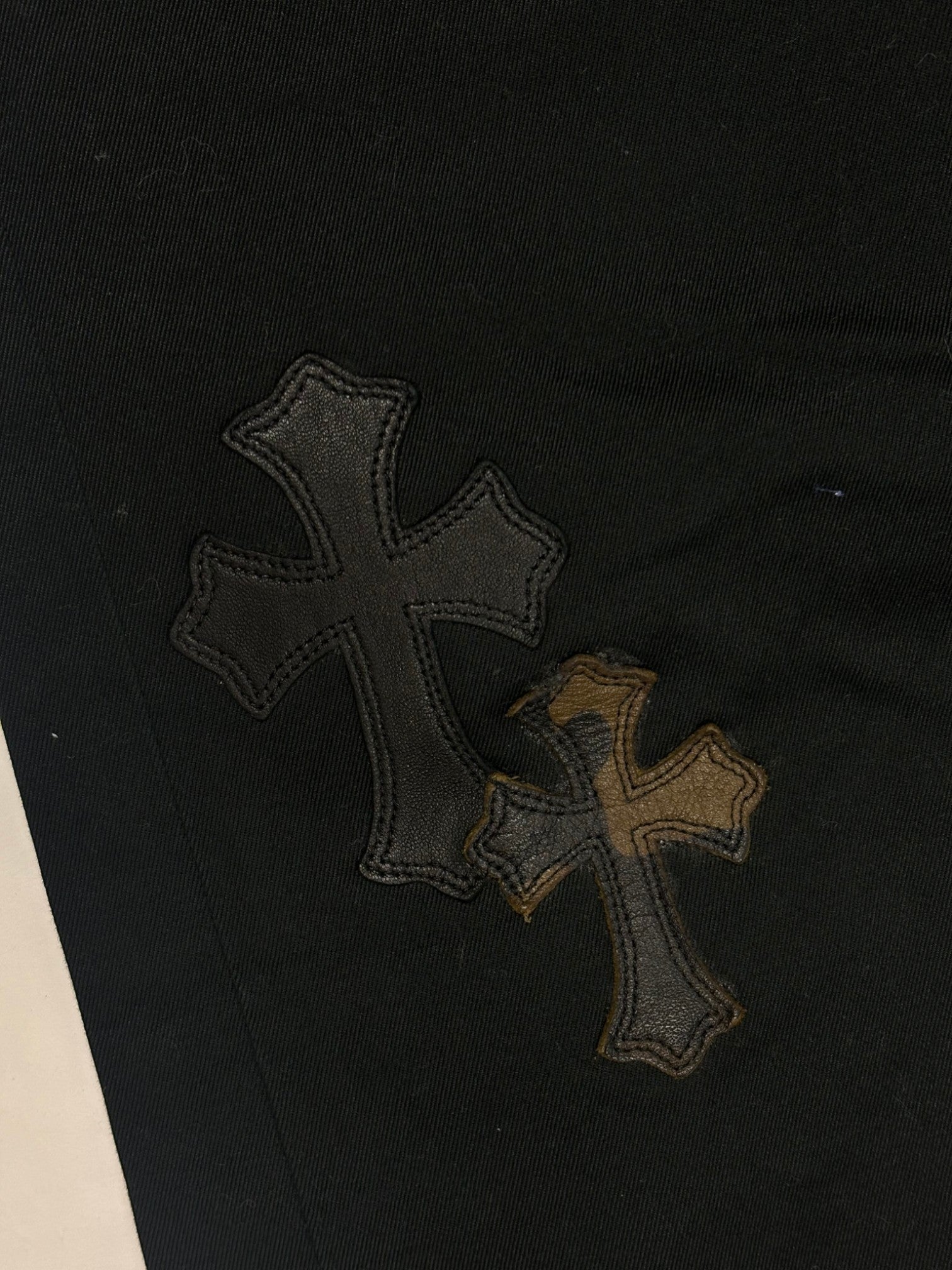 Chrome Hearts Black Brown Camo Cross Patch Chino Pants