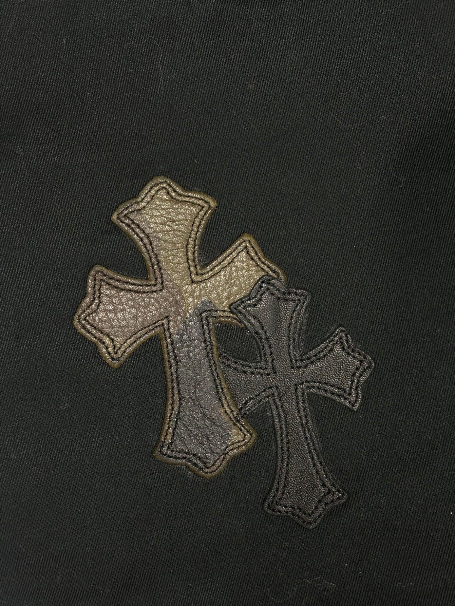 Chrome Hearts Black Brown Camo Cross Patch Chino Pants