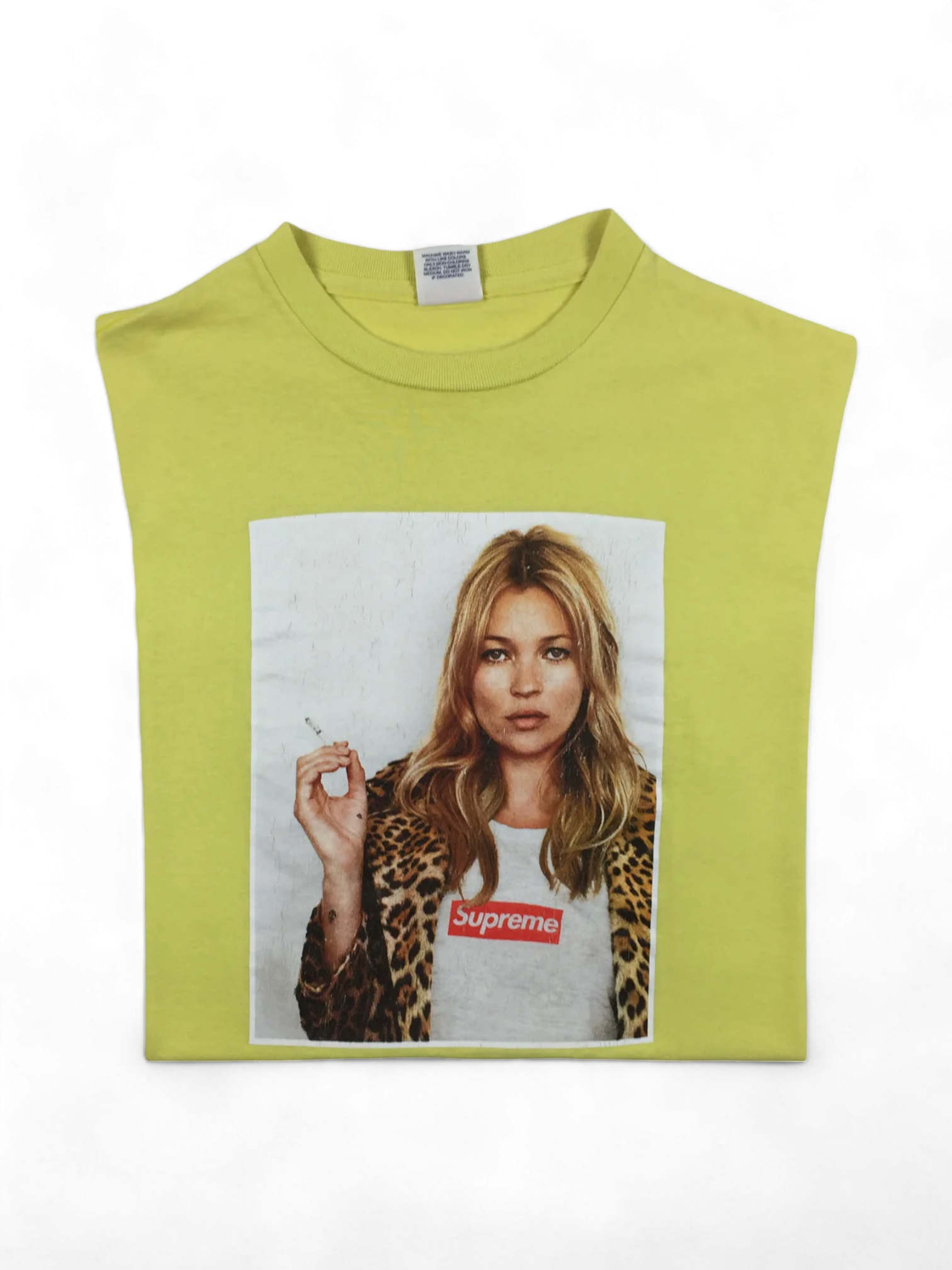 2012 Supreme Kate Moss Yellow Photo Tee