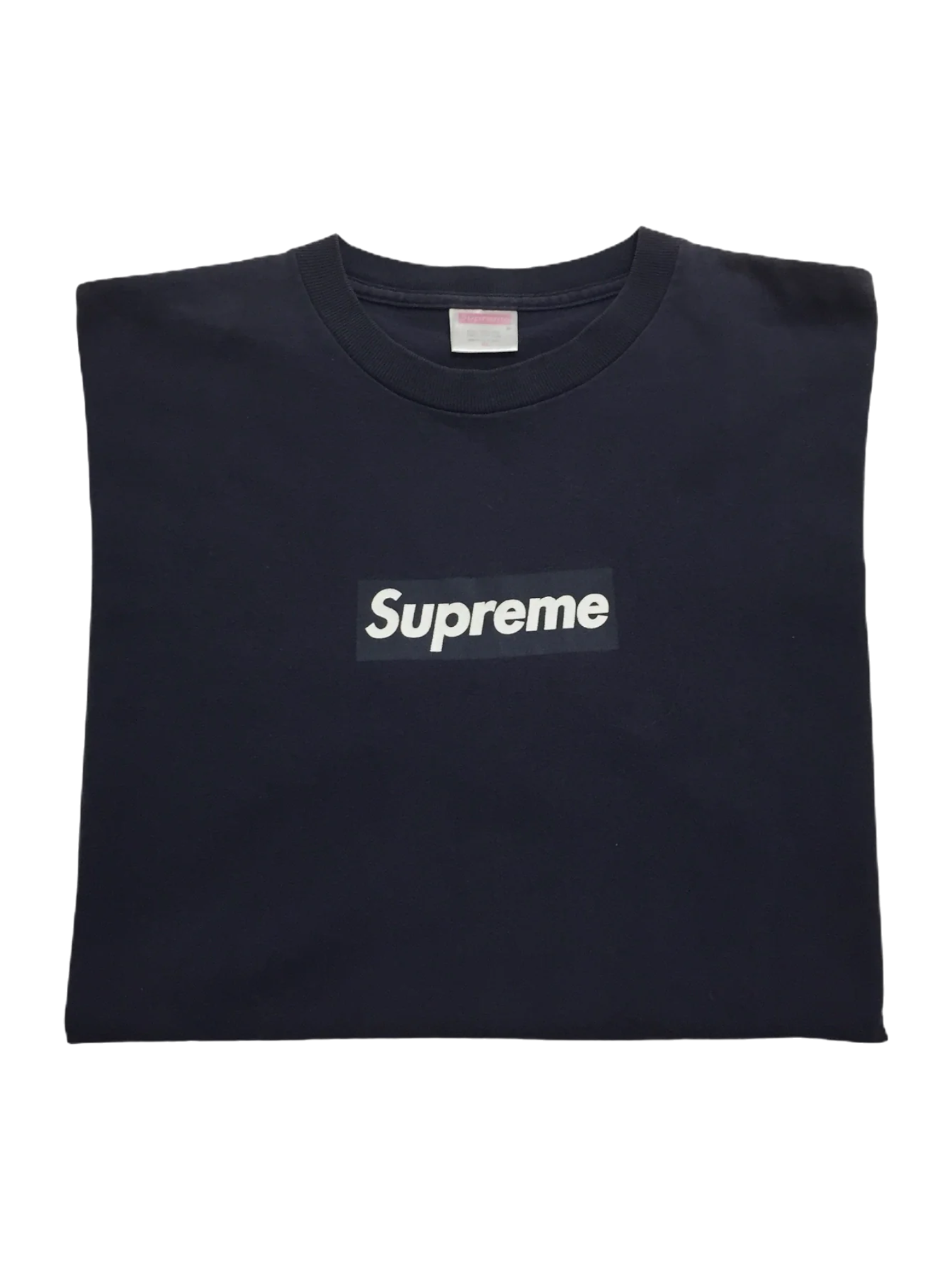 1999 Supreme Navy Tonal Box Logo Tee
