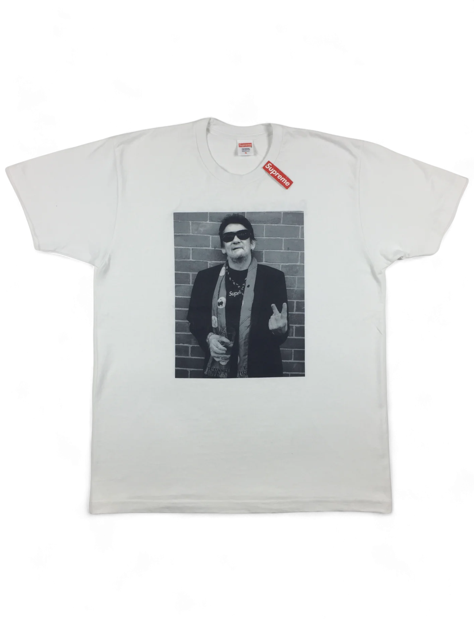 2013 Supreme Shane McGowan White Photo Tee