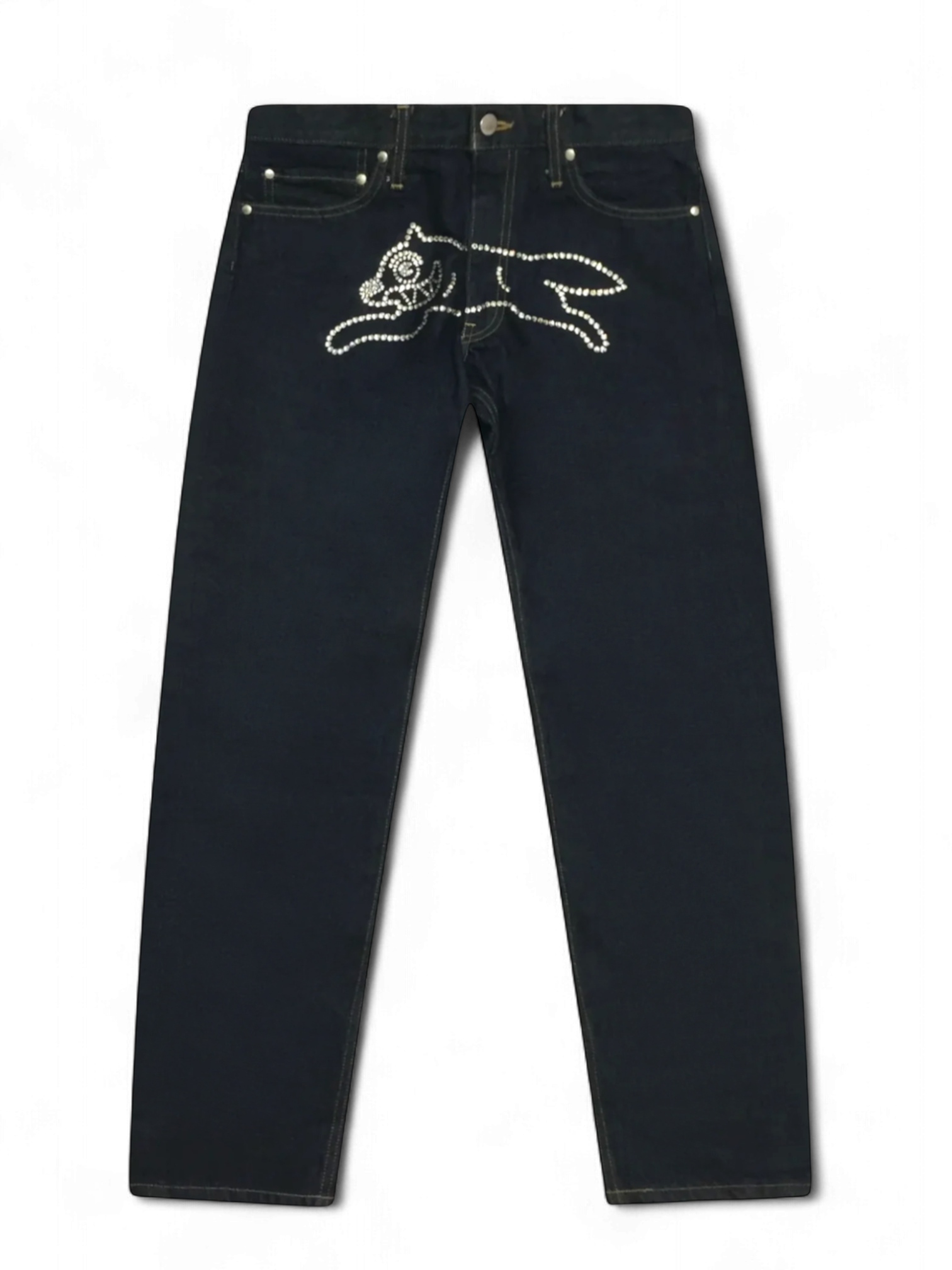 BBC Ice Cream x Swarovski Running Dog Jeans
