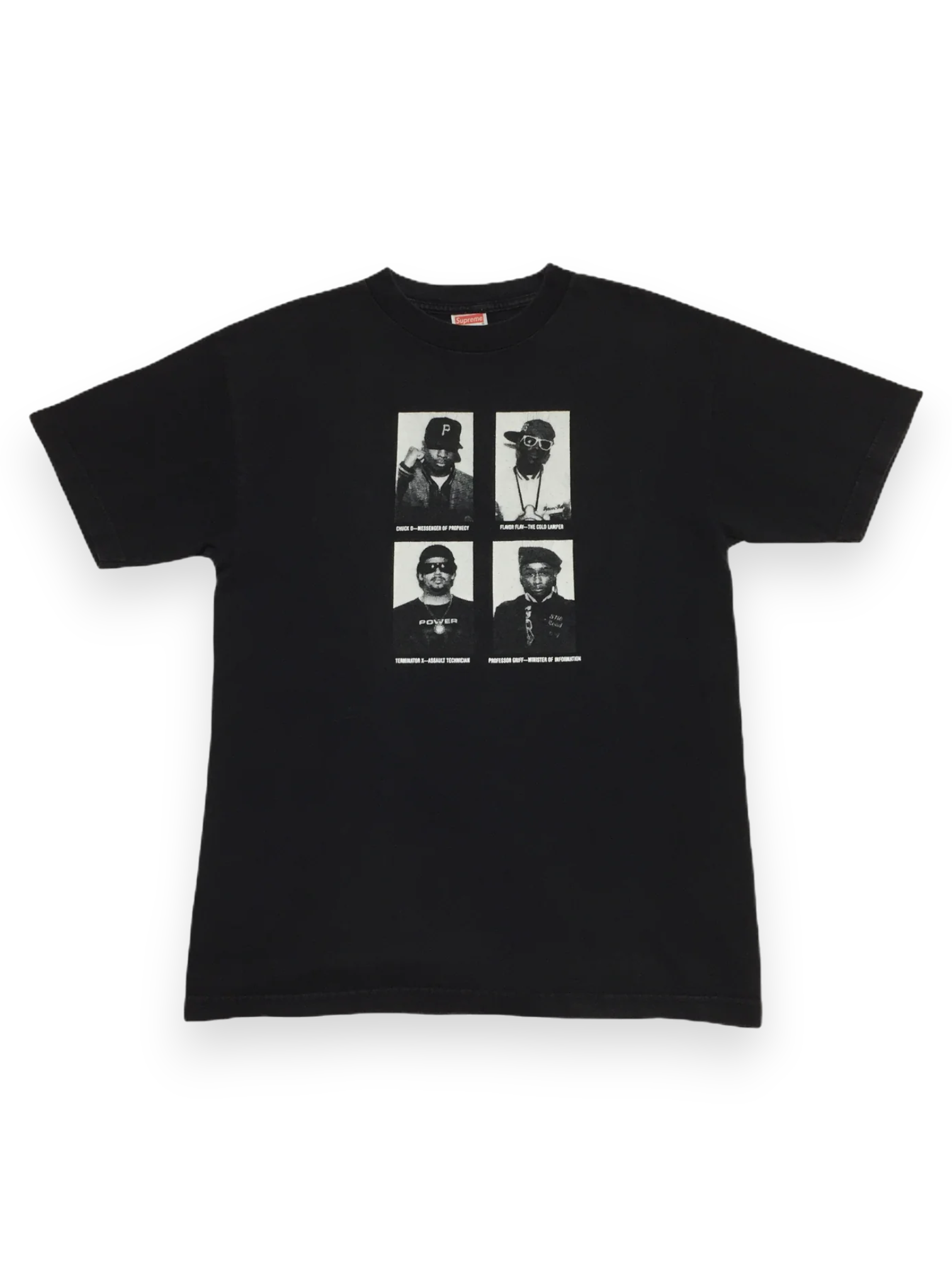 2006 Supreme x Public Enemy Black Tee
