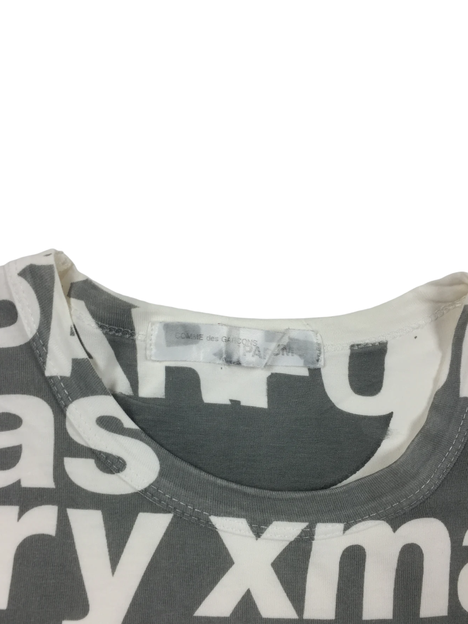 COMMEdesGARÇONS Parfum Grey X-Mas Tee