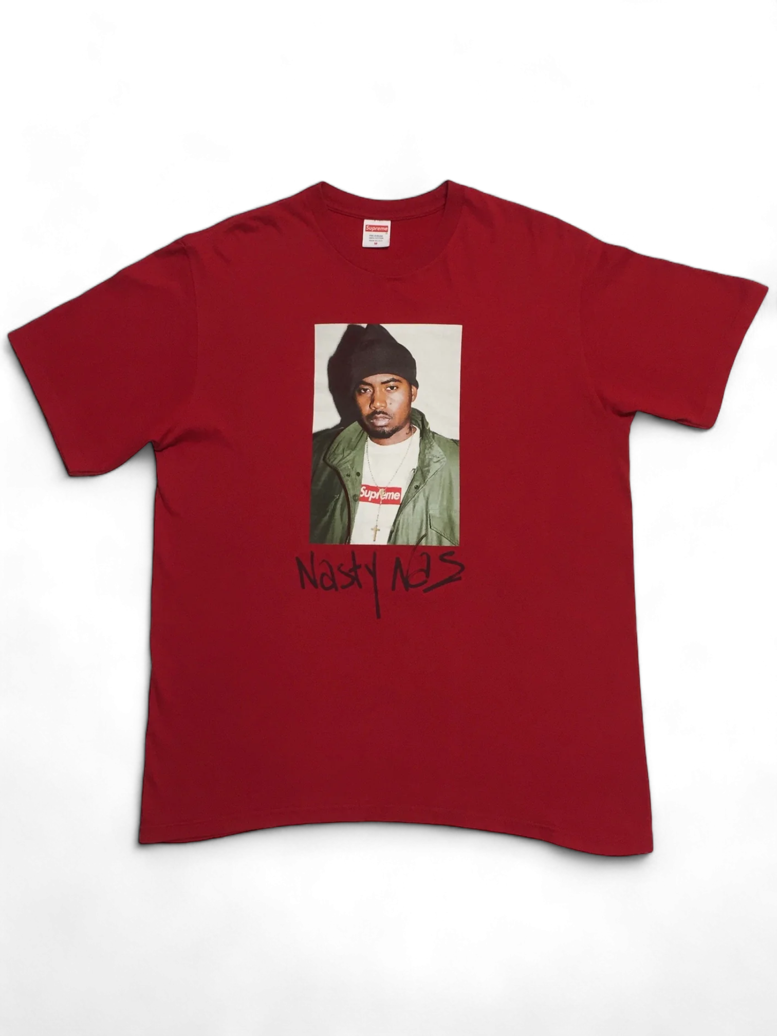 2017 Supreme Nas Red Photo Tee