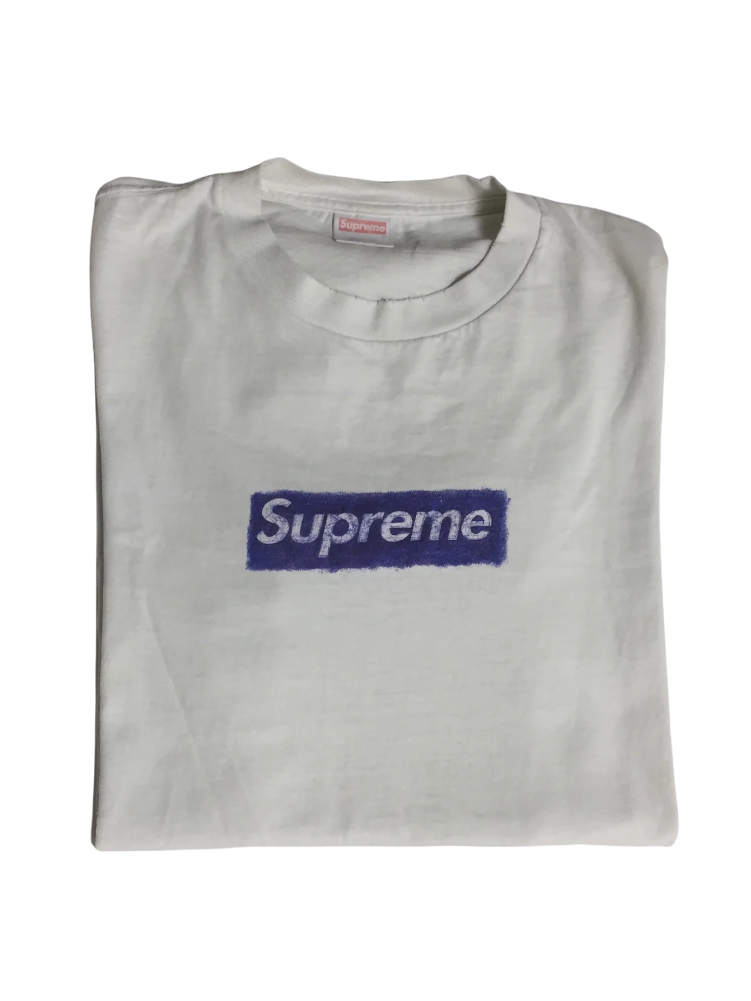 2004 Supreme Molodkin White Box Logo Tee