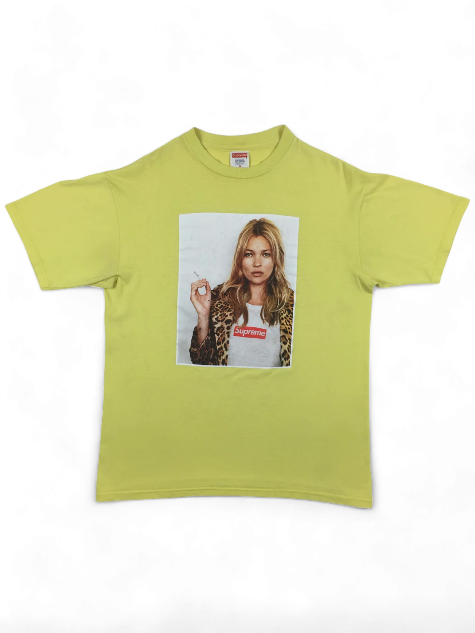 2012 Supreme Kate Moss Yellow Photo Tee