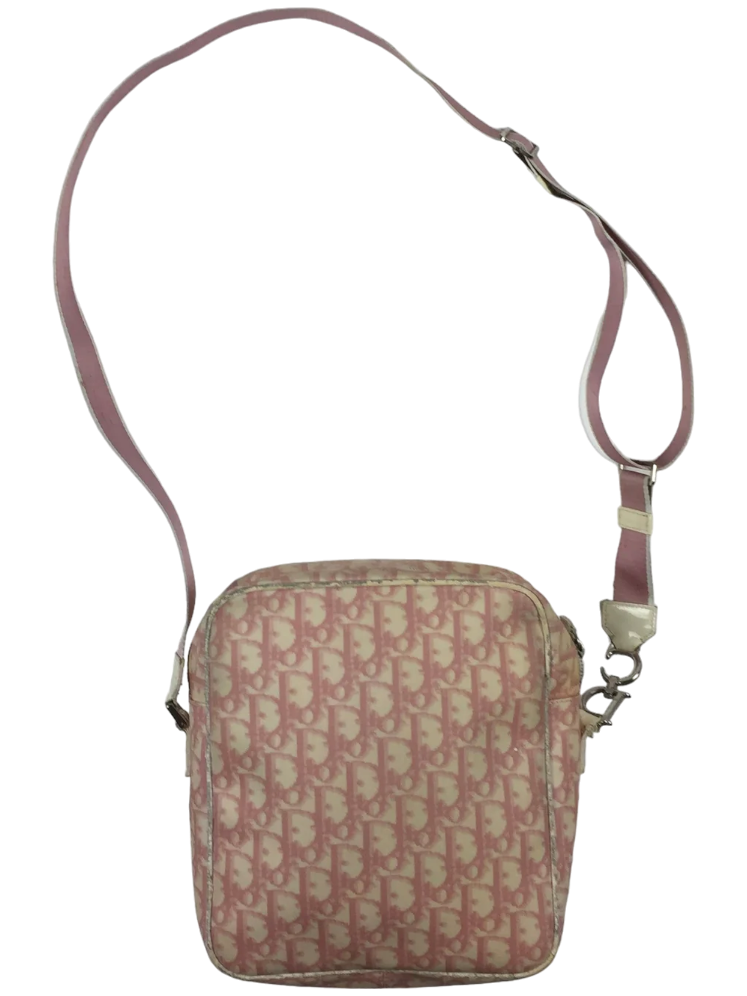 Dior Pink Monogram Shoulder Bag