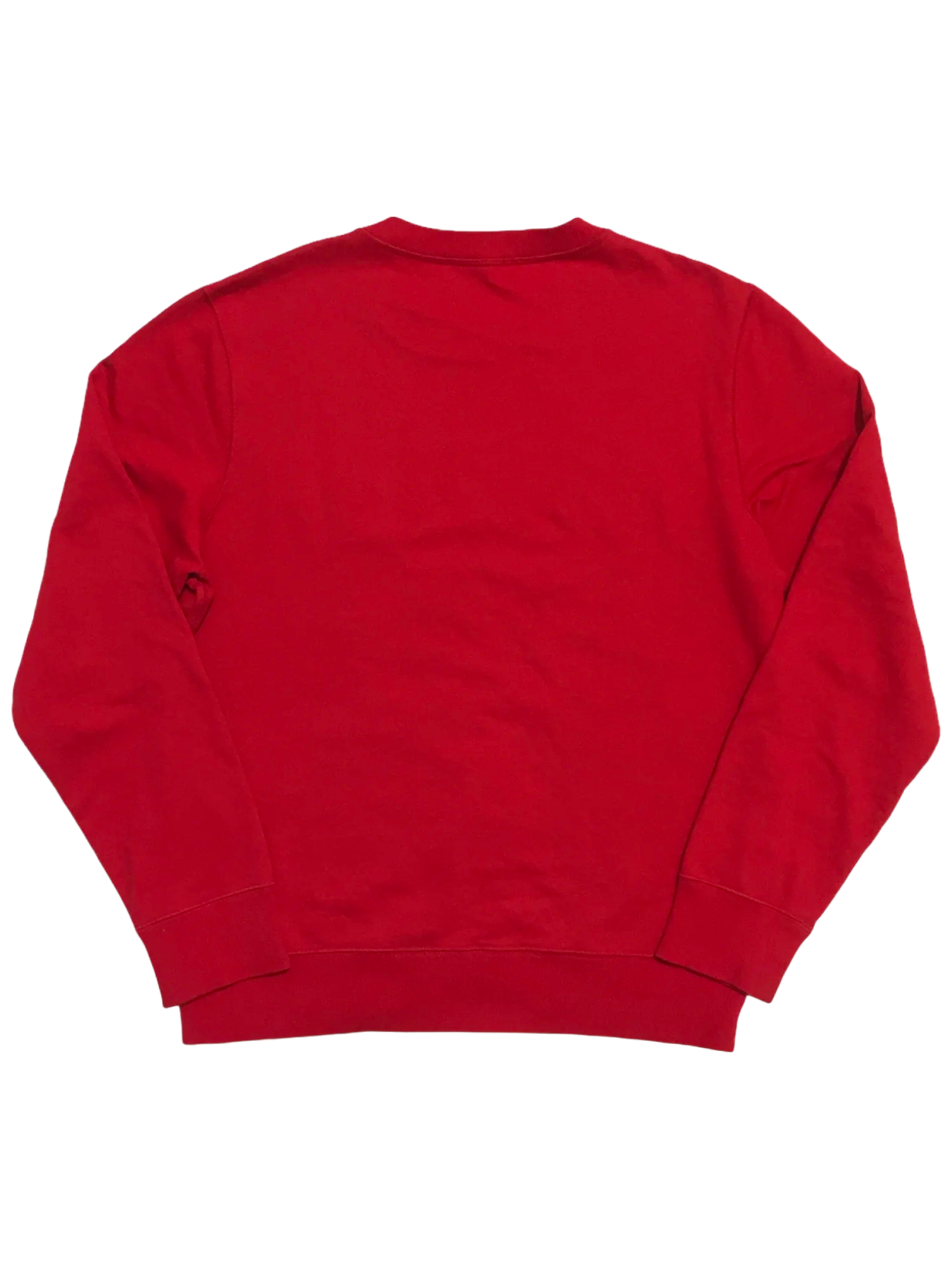 2017 Supreme x Louis Vuitton Red Monogram Arc Logo Crewneck