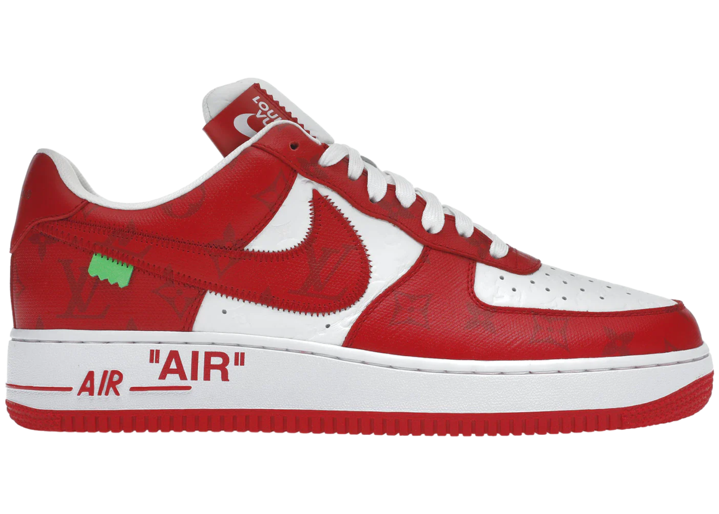 LOUIS VUITTON x NIKE AIR FORCE 1 RED