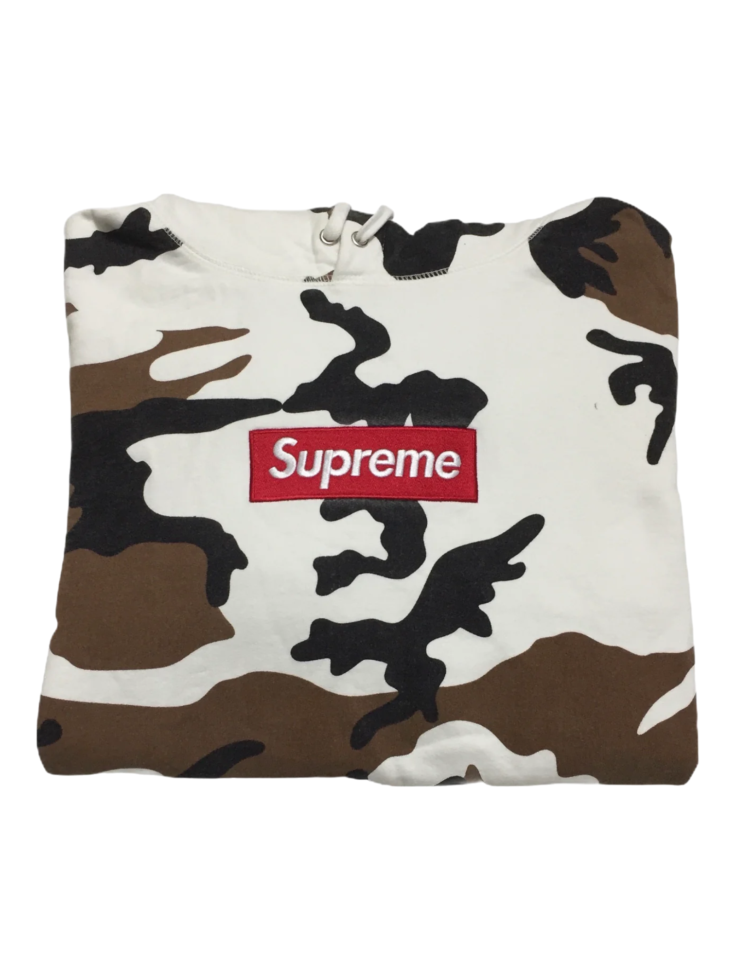 2016 Supreme Cow Camo Box Logo Hoodie