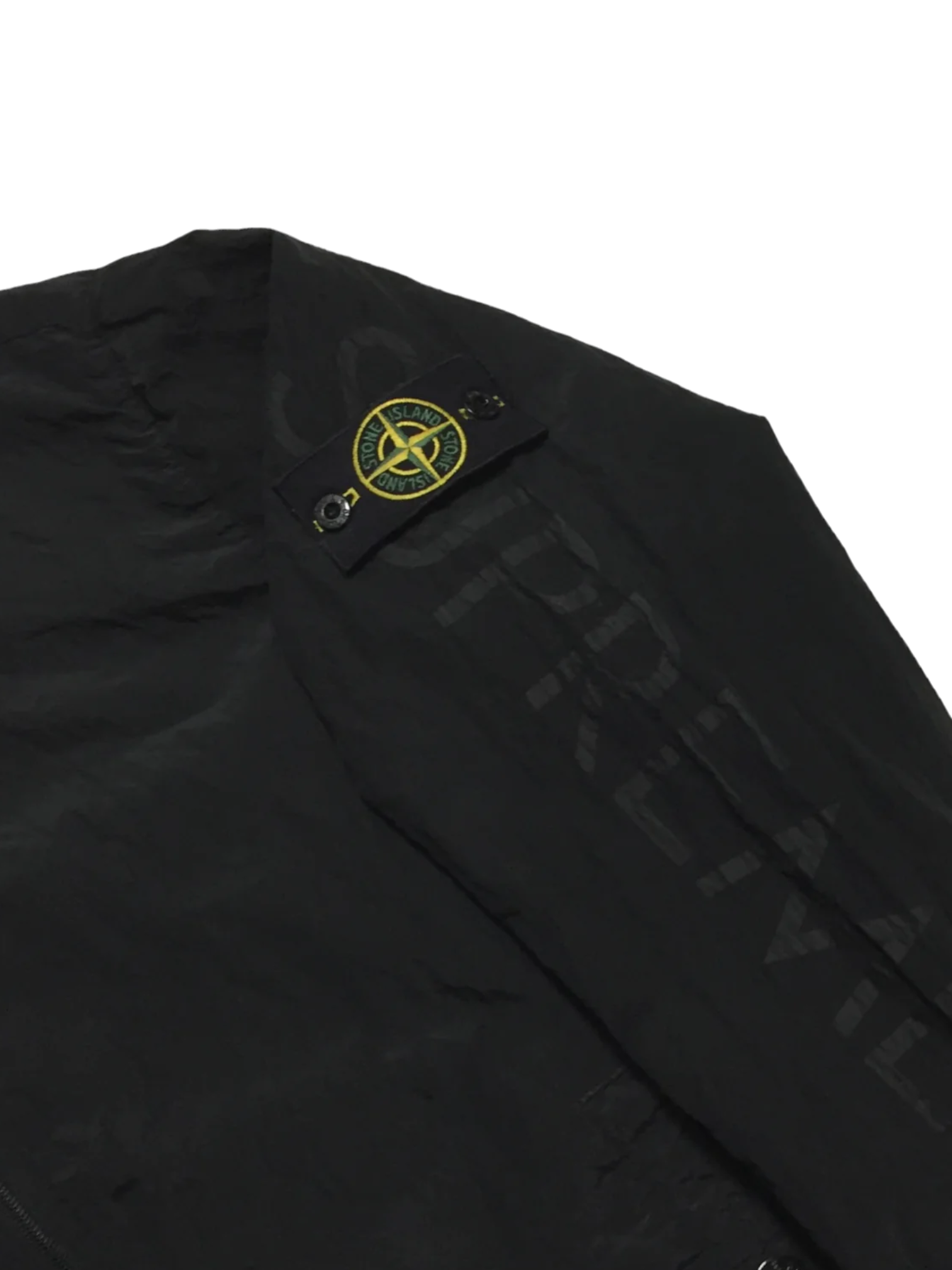 2016 Supreme x Stone Island Black Nylon Metal Track Top