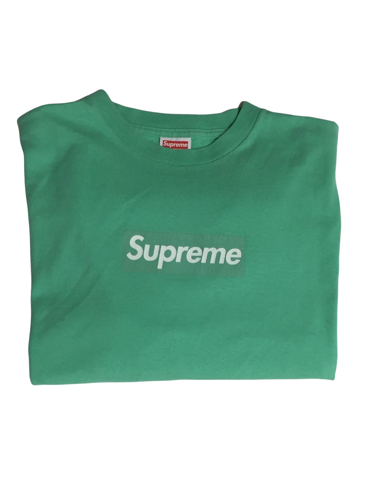 2003 Supreme Seafoam Tonal Box Logo Tee