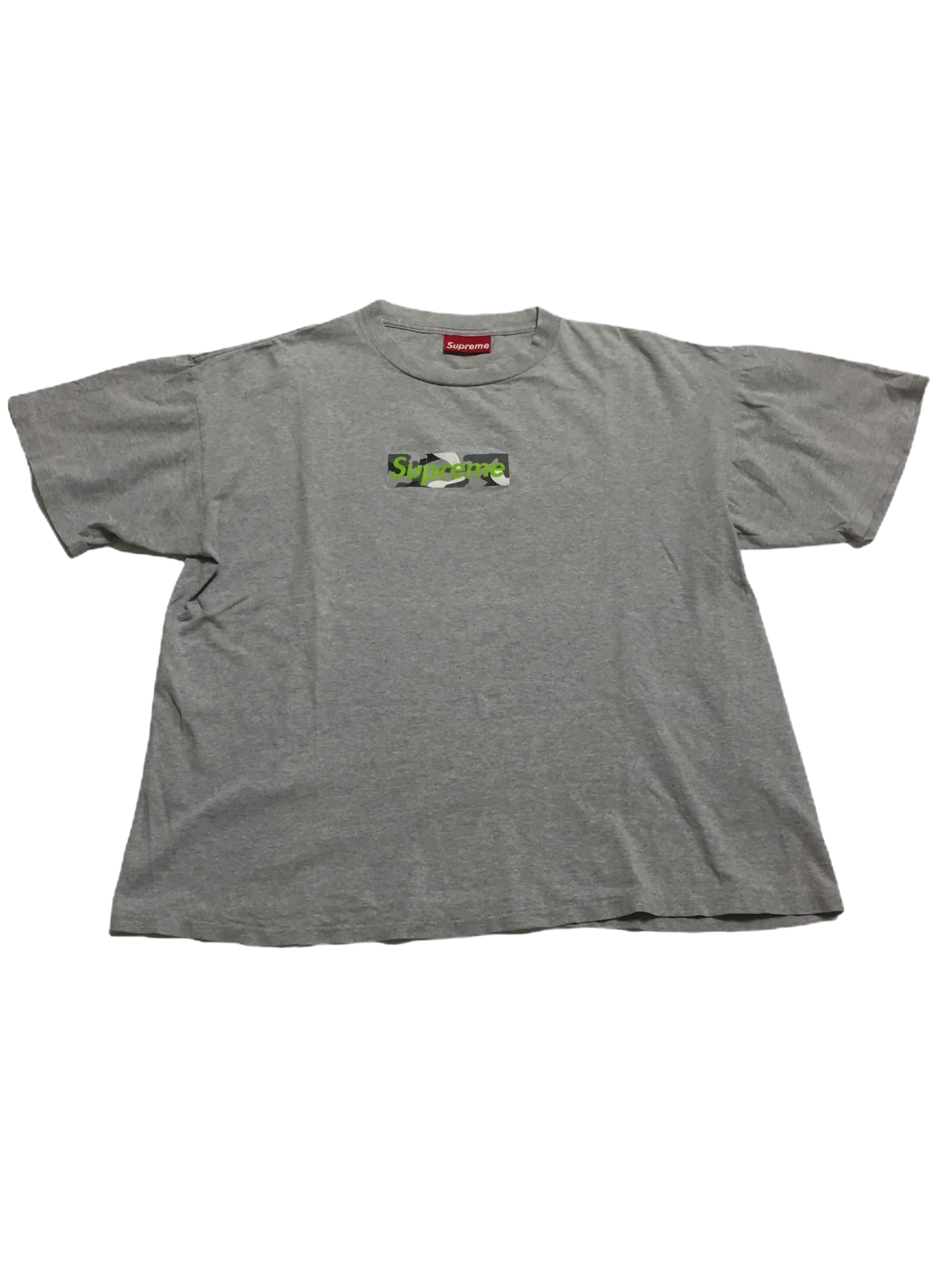 1997 Supreme Marble Grey Camo Box Logo Tee