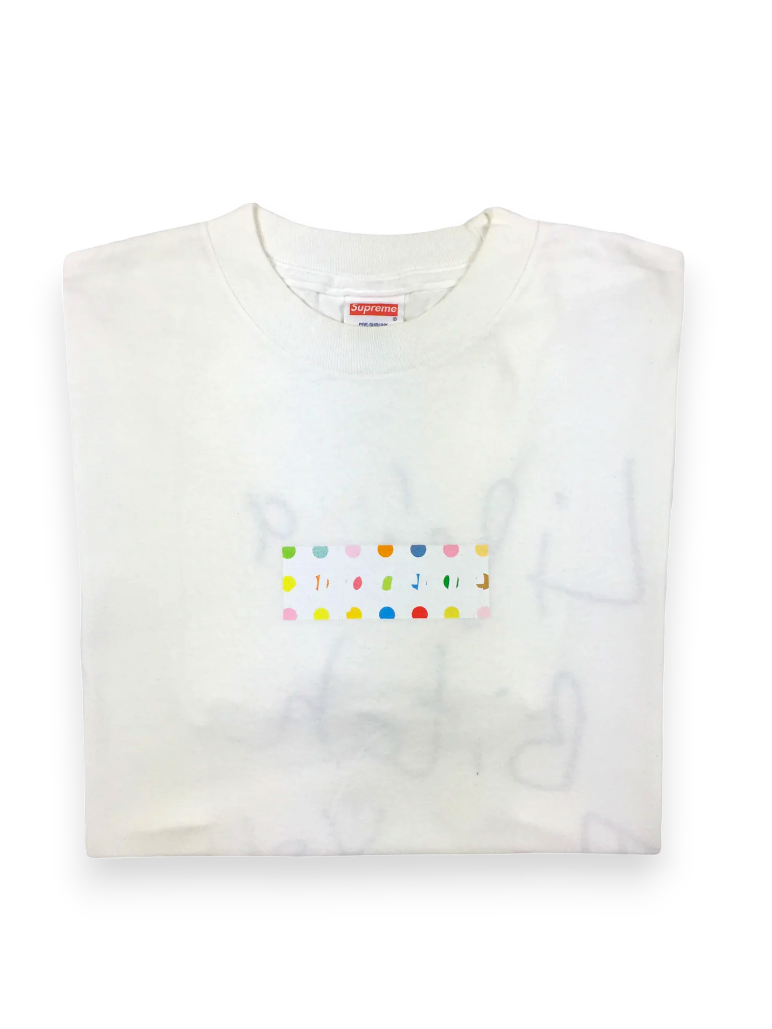 2009 Supreme Damien Hirst Box Logo Tee