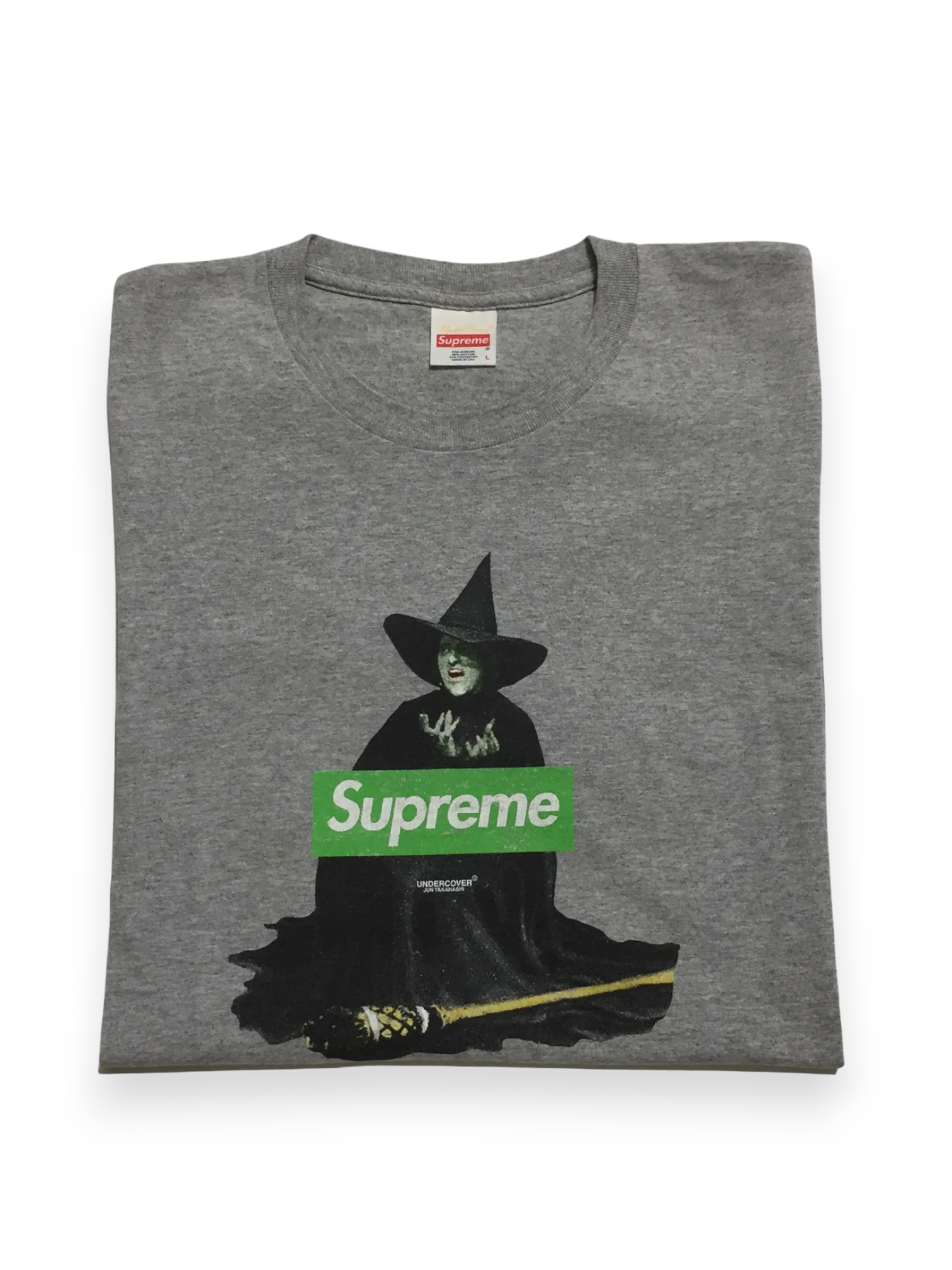 2015 Supreme x Undercover Witch Grey Box Logo Tee
