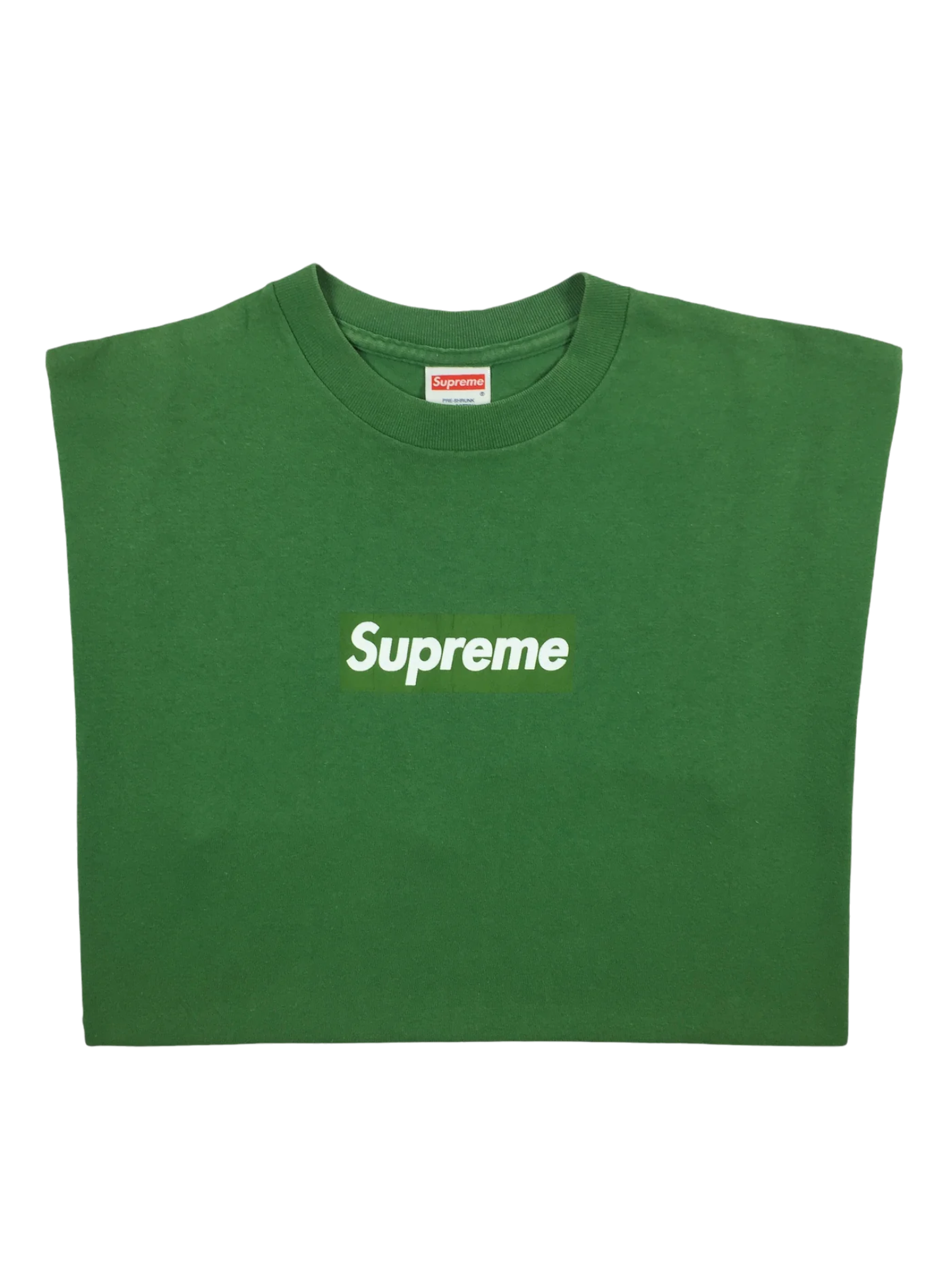 2002 Supreme Kelly Green Box Logo Tee
