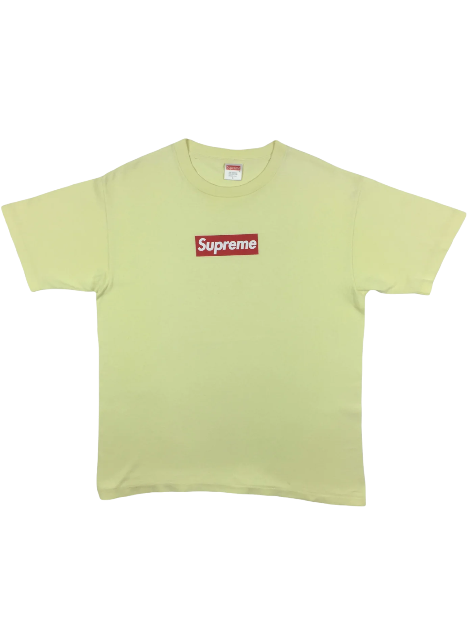 1999 Supreme Red Lemon Box Logo Tee