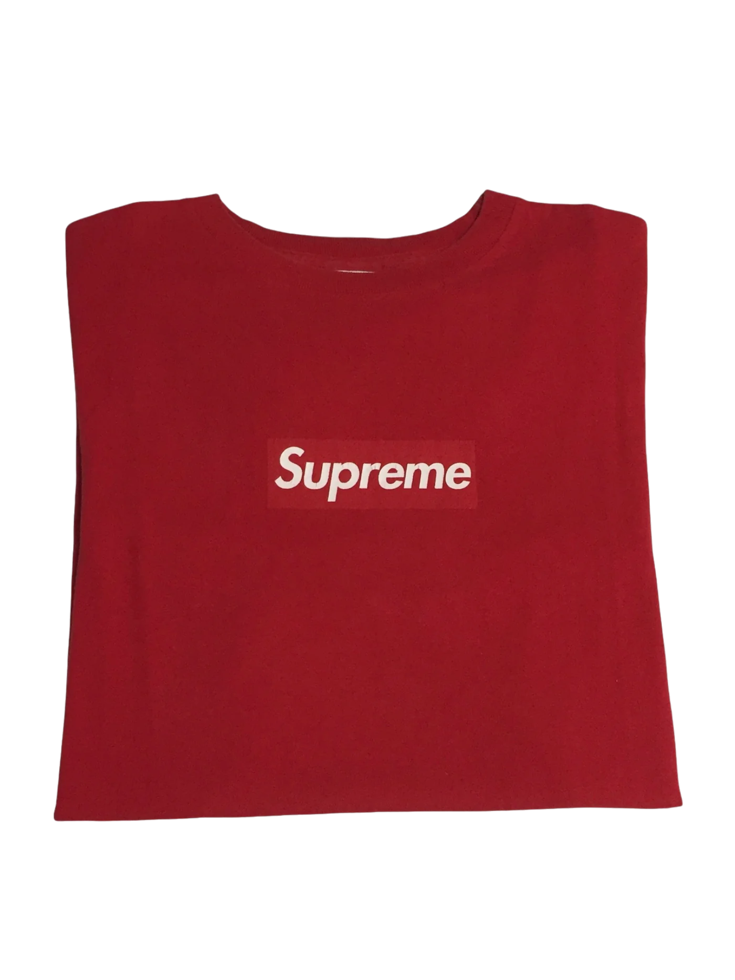 2003 Supreme Red Tonal Box Logo Tee