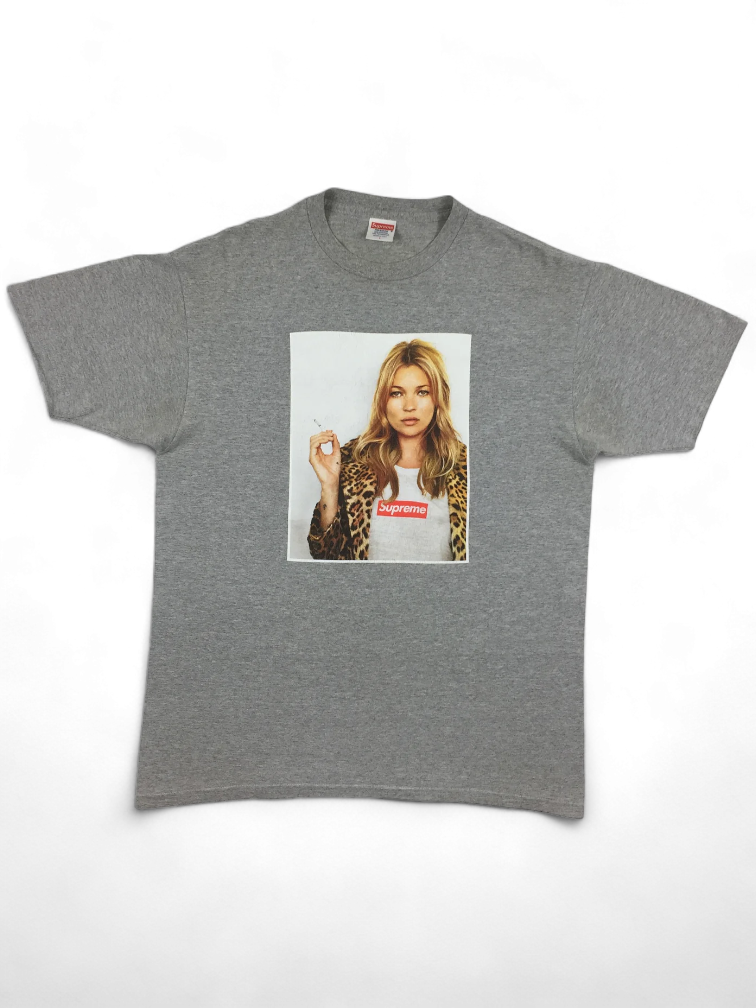 2012 Supreme Kate Moss Grey Photo Tee