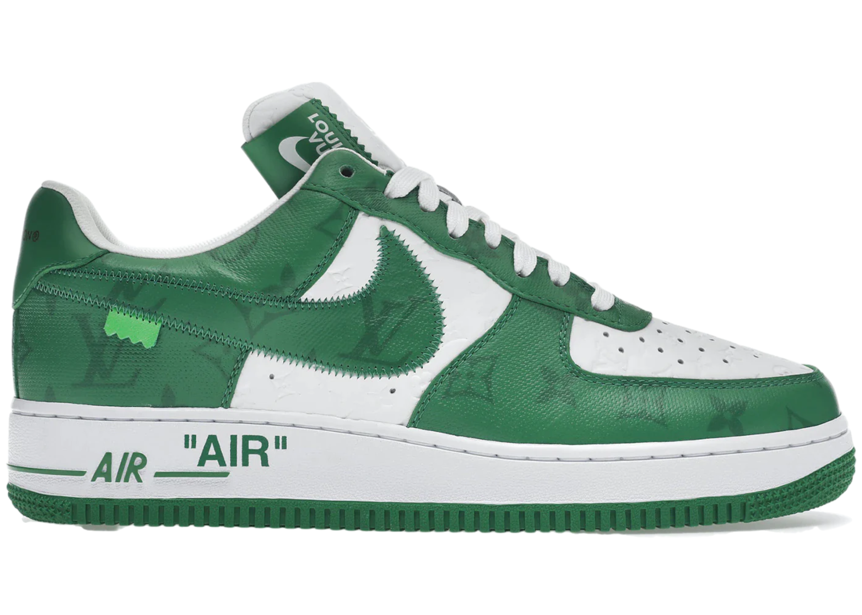 LOUIS VUITTON x NIKE AIR FORCE 1 GREEN