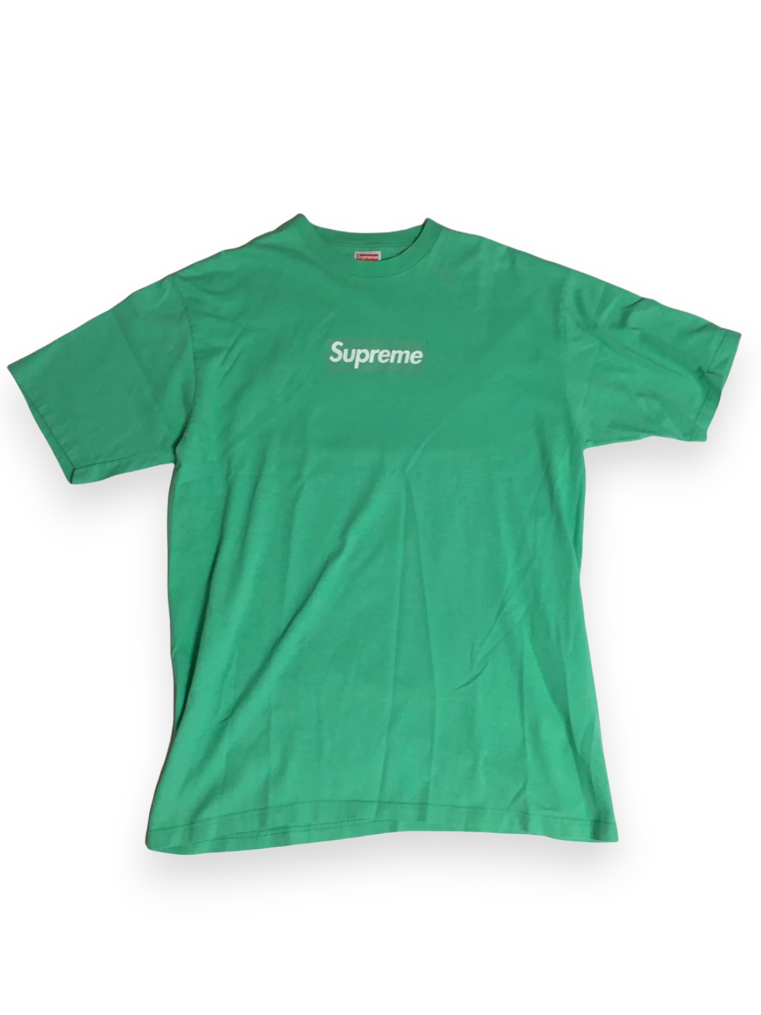 2003 Supreme Seafoam Tonal Box Logo Tee