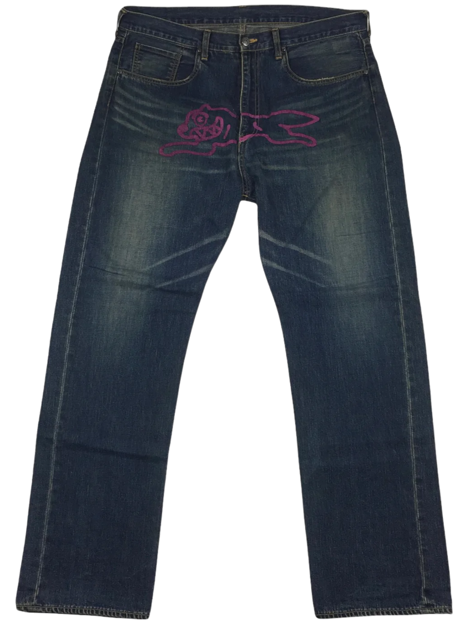 BBC Ice Cream Purple Running Dog Jeans