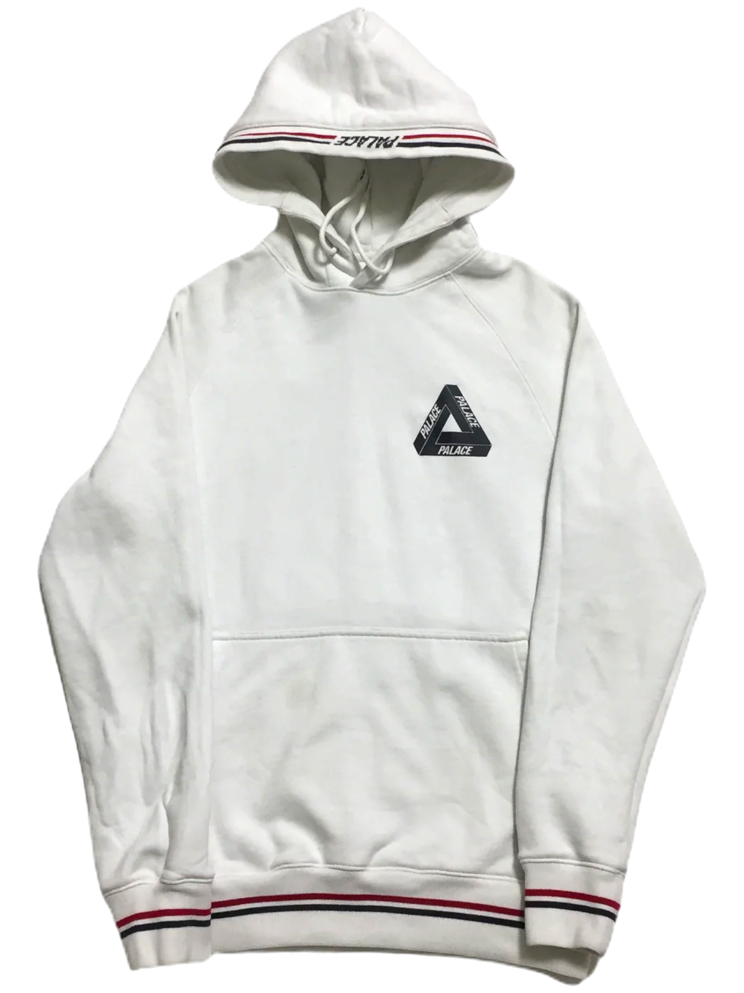 Palace White Black Trifeng Logo Hoodie