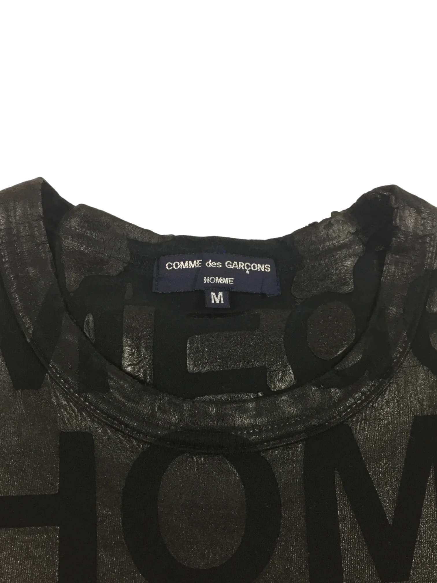 COMMEdesGARÇONS Homme Black Tee