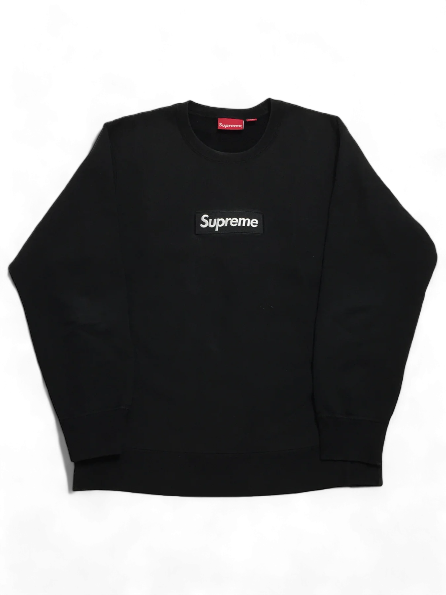 2015 Supreme Black Box Logo Crewneck