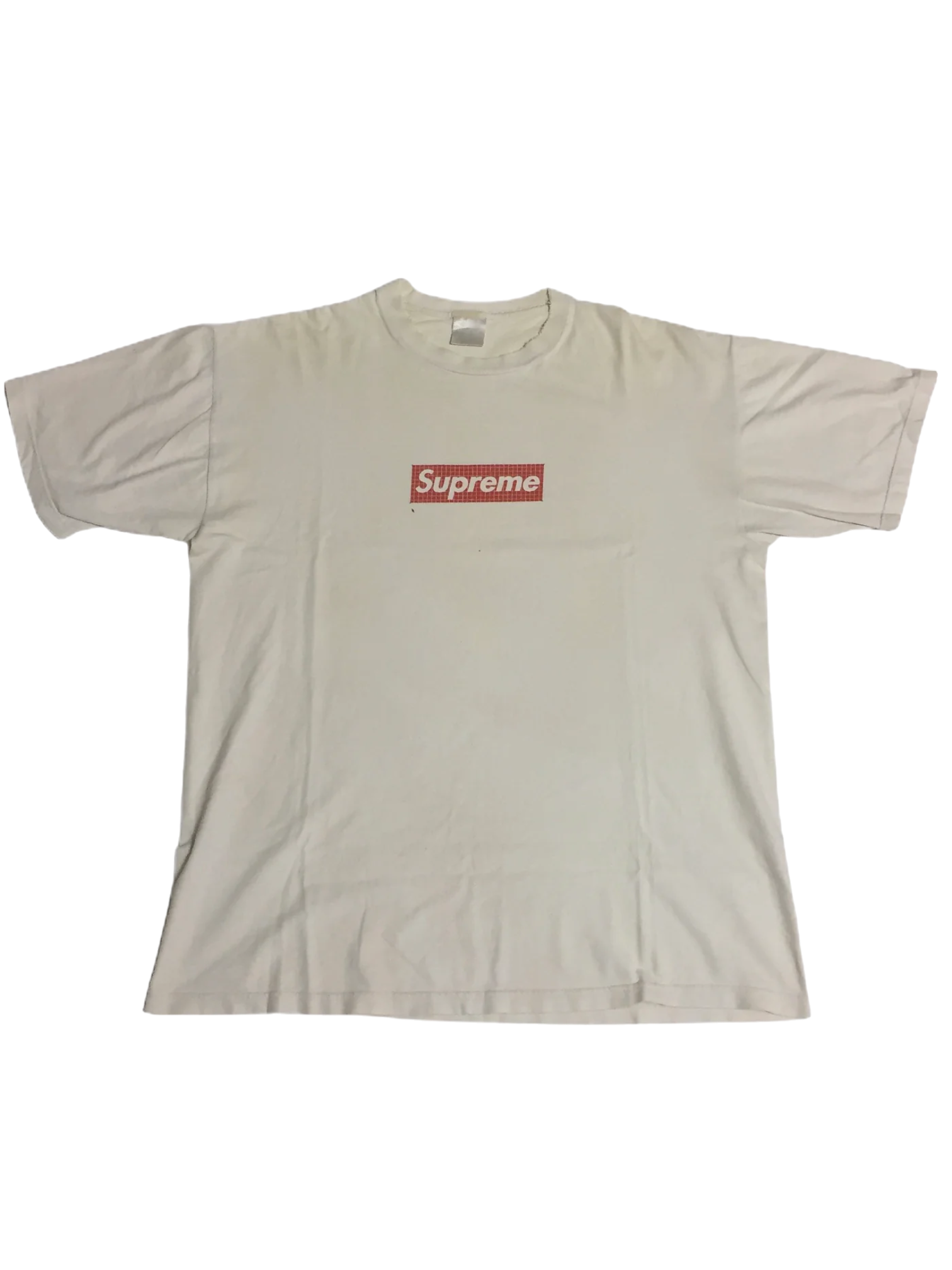 1998 Supreme Grid Daikanyama Box Logo Tee