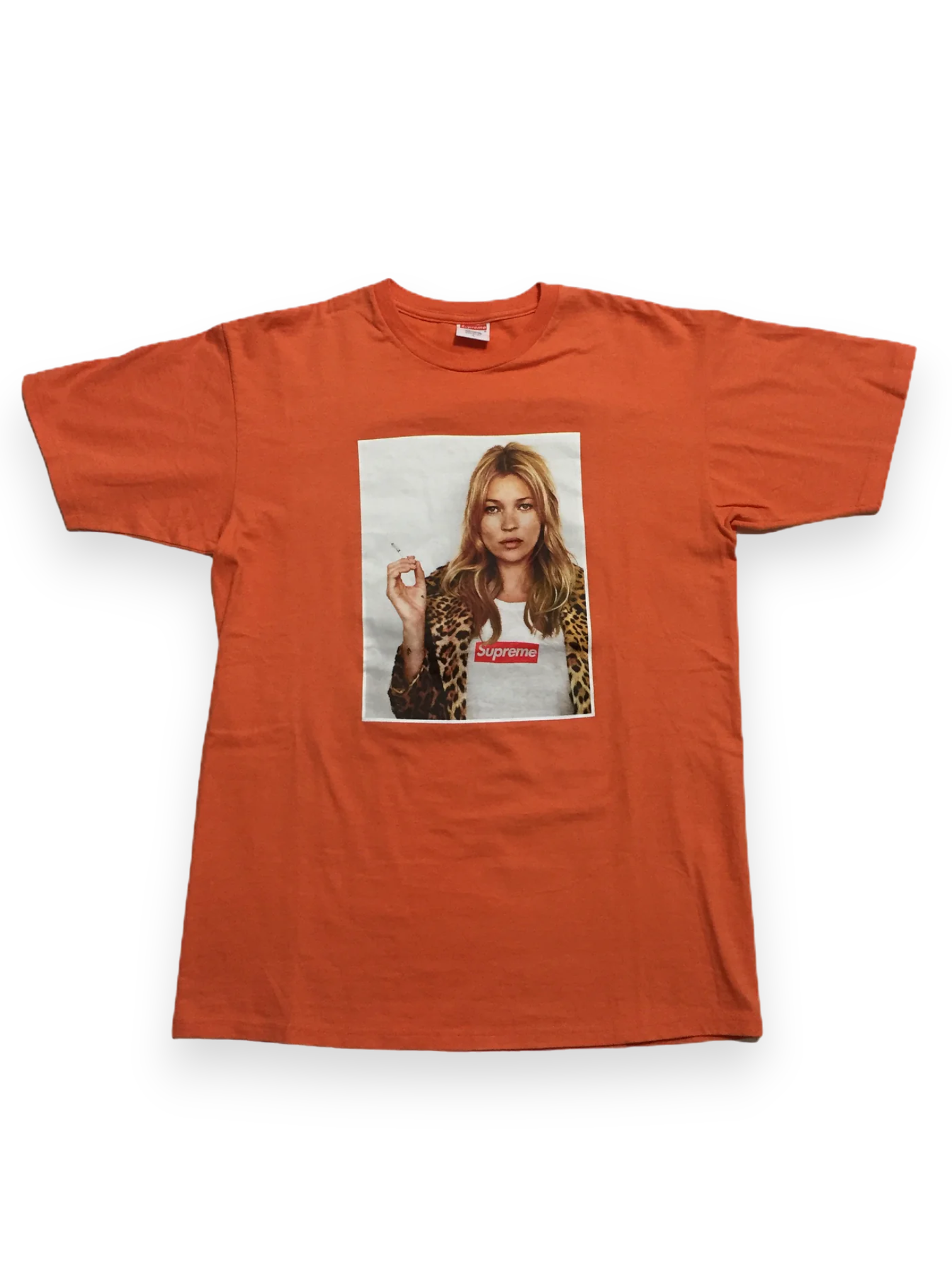 2012 Supreme Kate Moss Orange Photo Tee