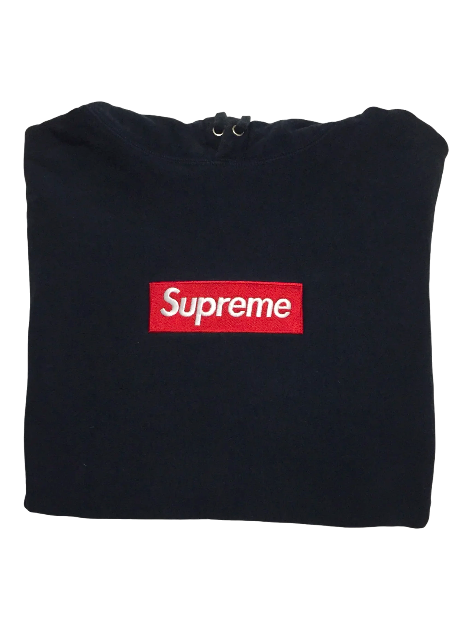2016 Supreme Navy Box Logo Hoodie