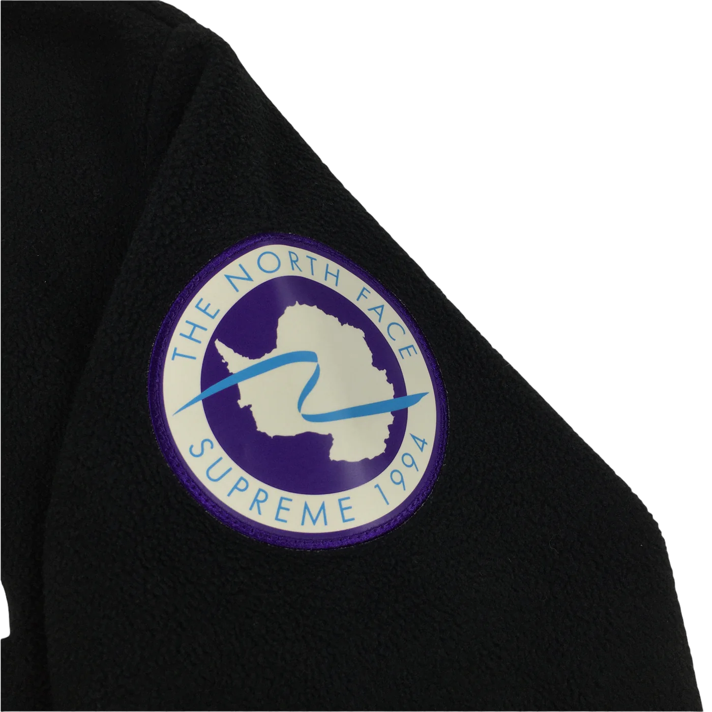 2017 Supreme x The North Face Black Antarctica Fleece