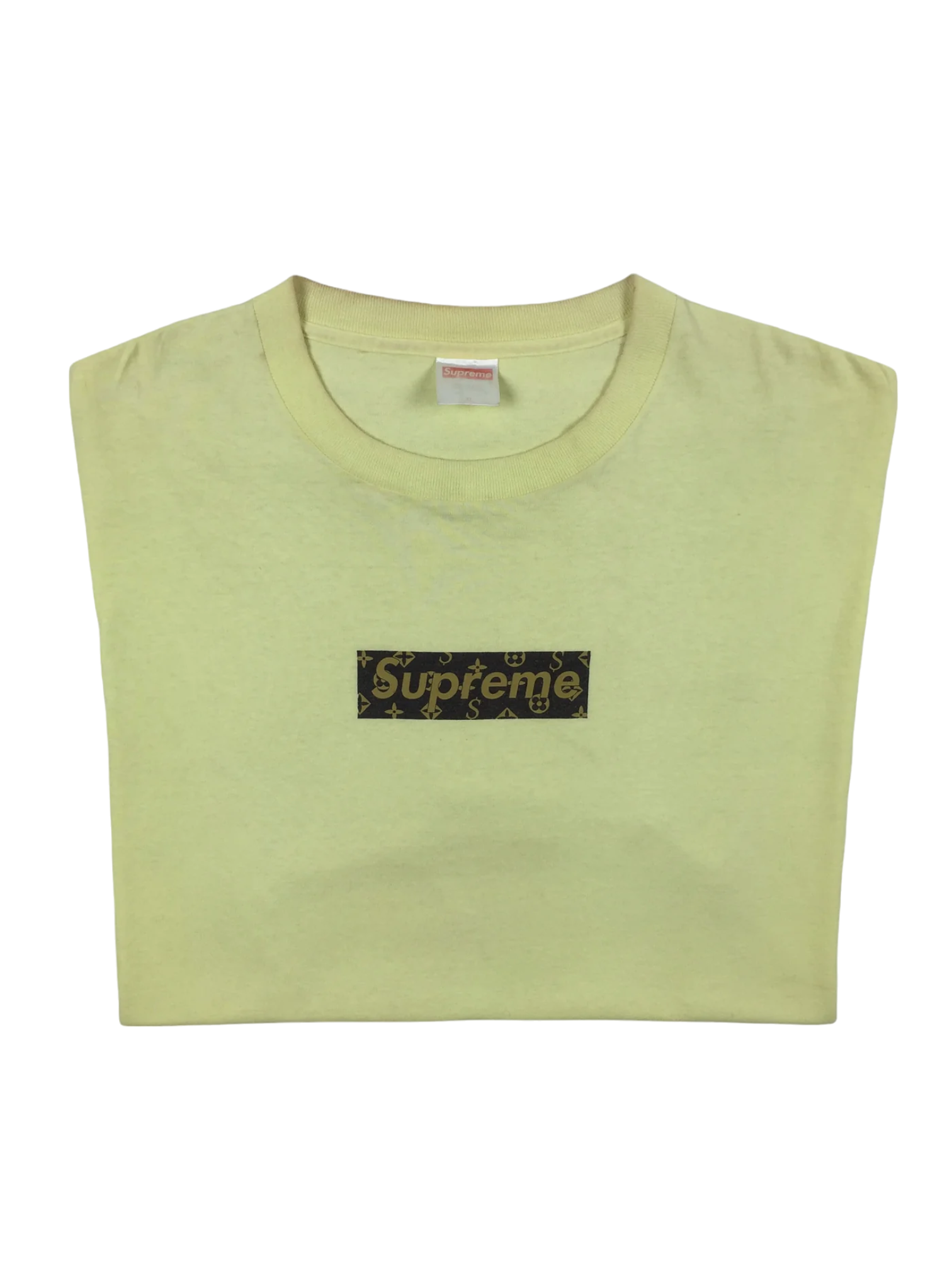 【 Supreme 】Monogram Box Logo Tee 2000SS OG 2000 Supreme Louis Vuitton LV Monogram Box Logo T Shirt