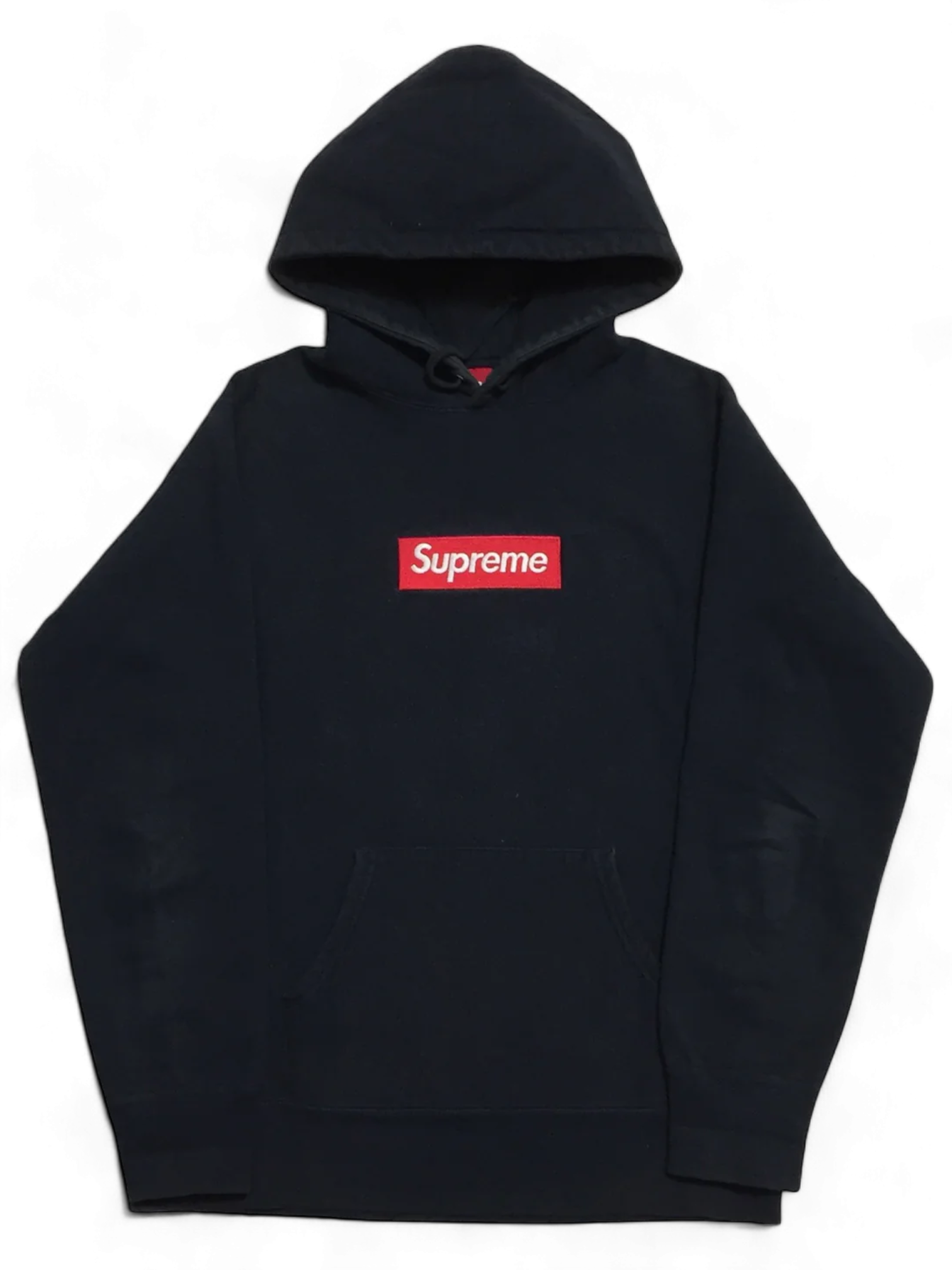 2016 Supreme Navy Box Logo Hoodie