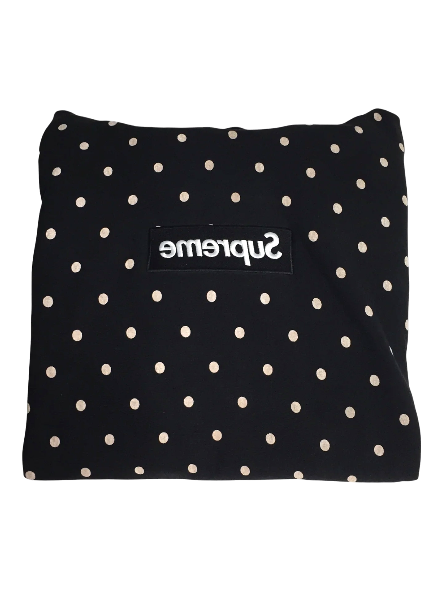 2012 Supreme x CDG Polka Dot Black Box Logo Hoodie