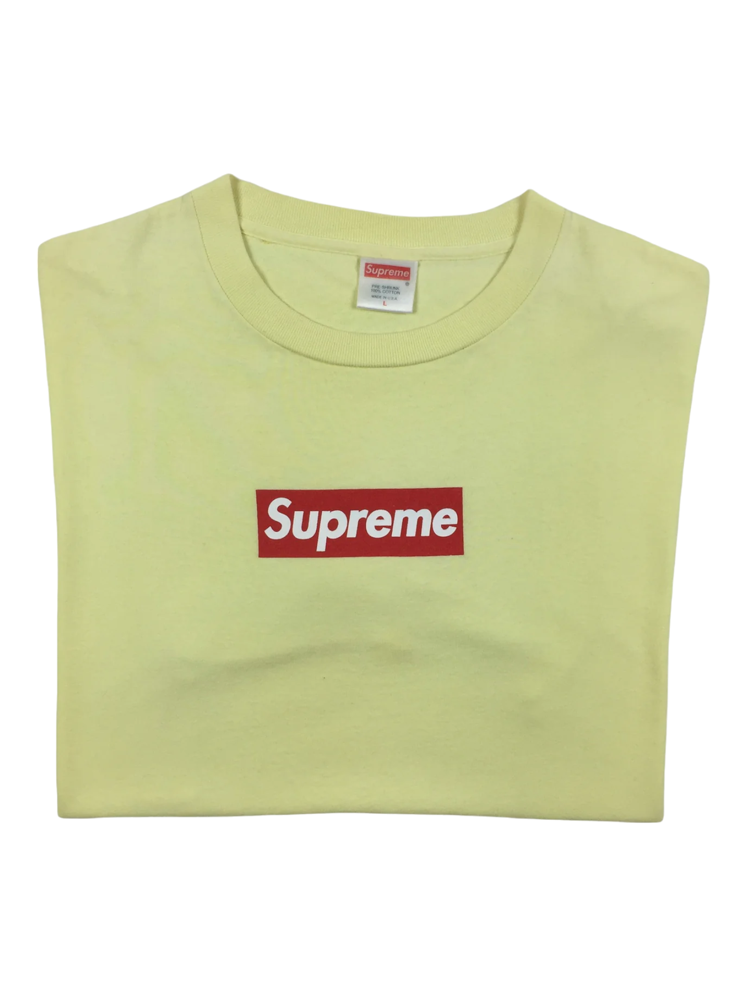1999 Supreme Red Lemon Box Logo Tee